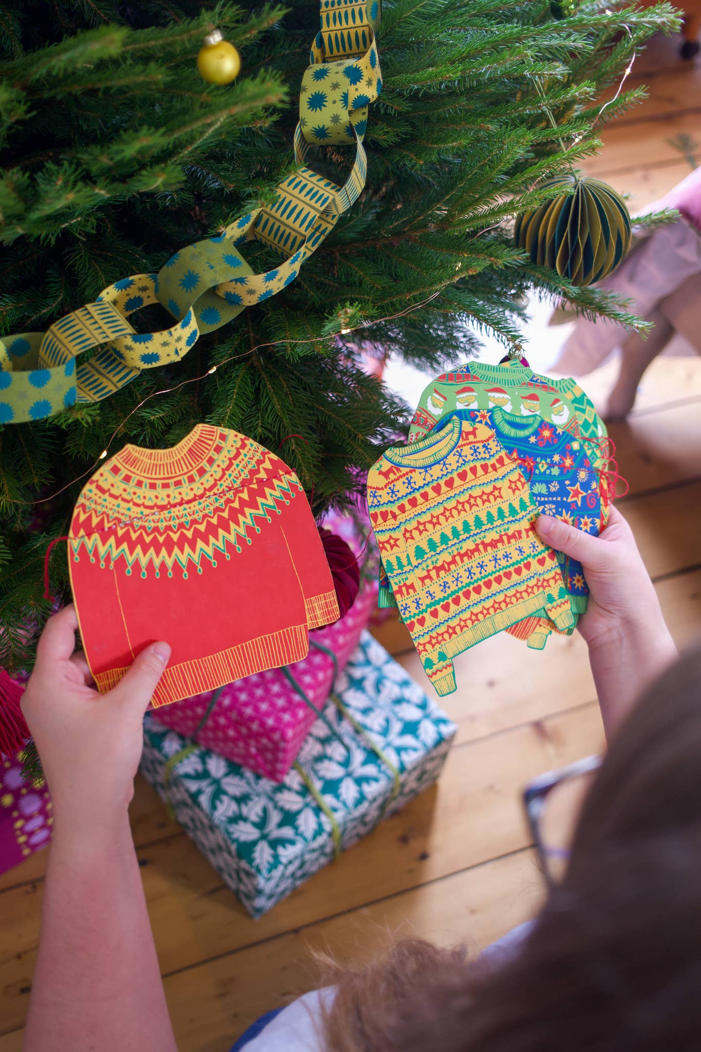 Christmas Jumpers Sewn Garland - Image 12