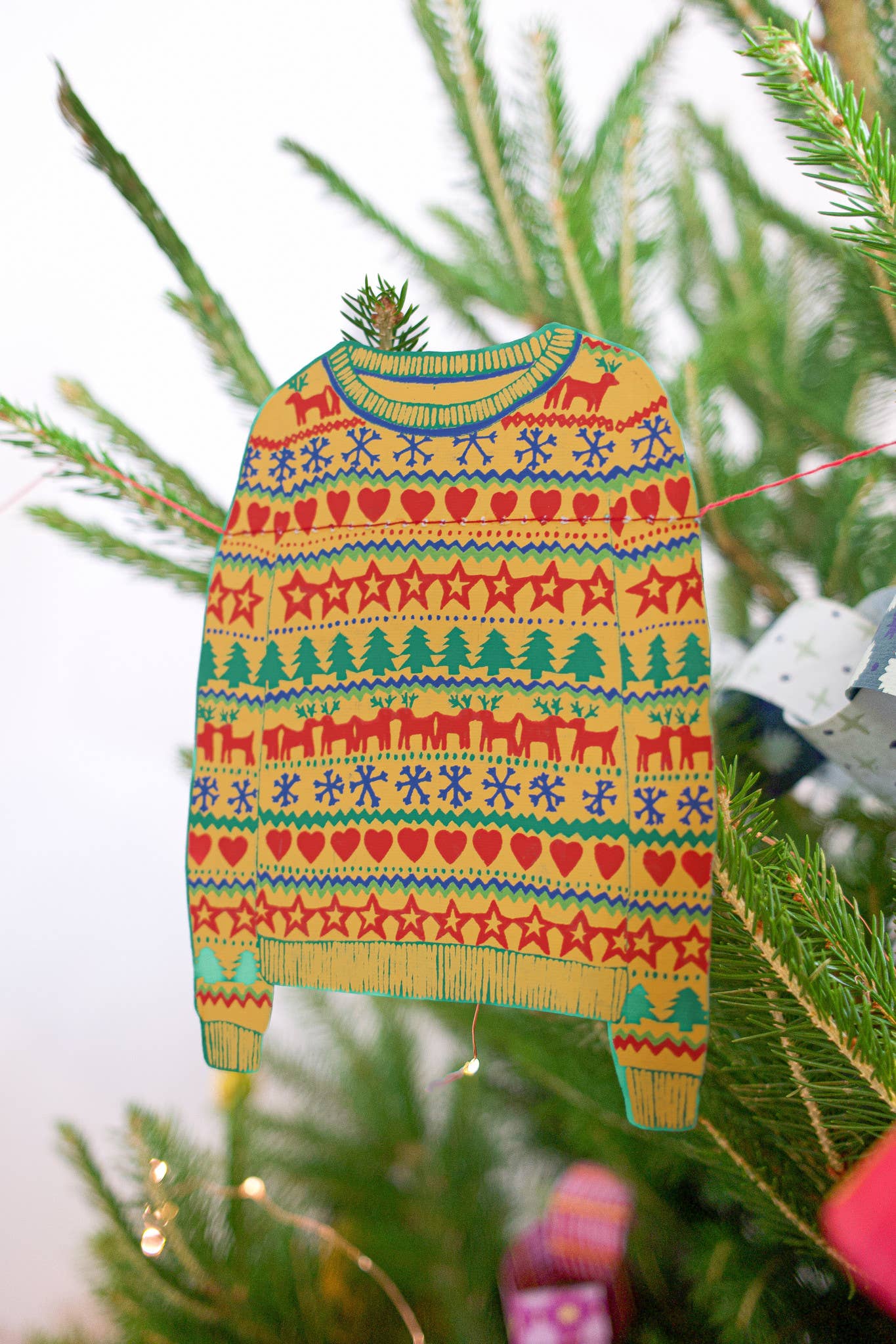 Christmas Jumpers Sewn Garland - Image 8