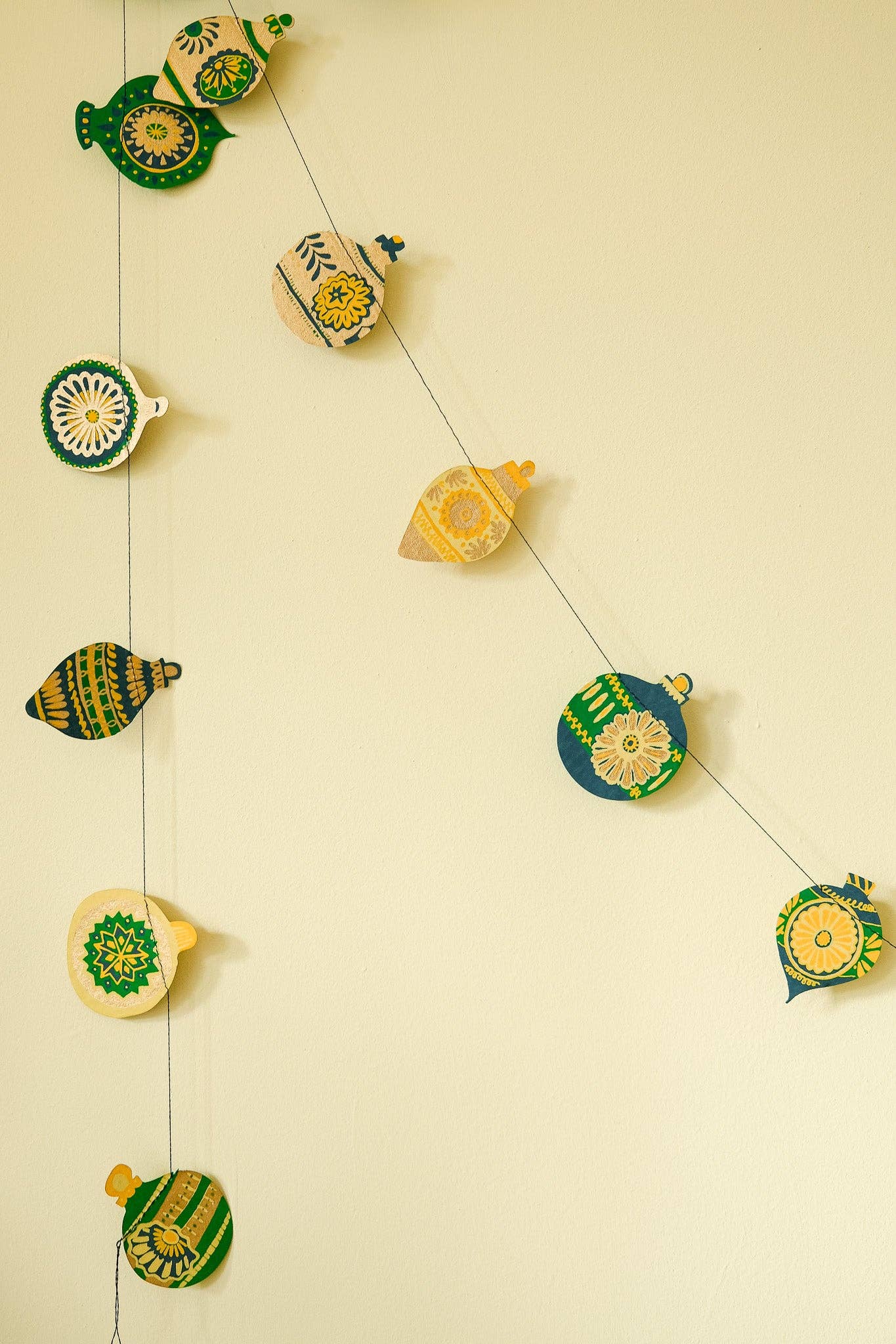Christmas Ornaments Sewn Garland - Image 10