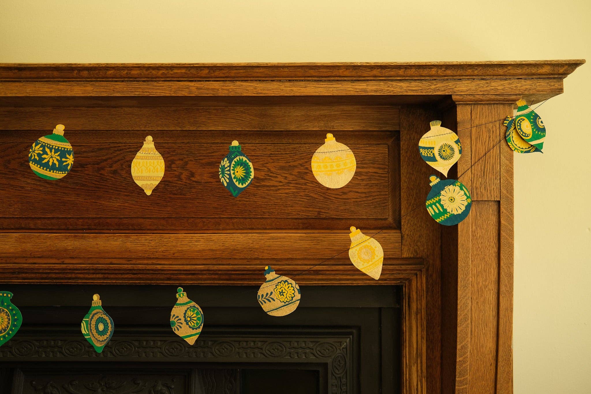 Christmas Ornaments Sewn Garland - Image 12