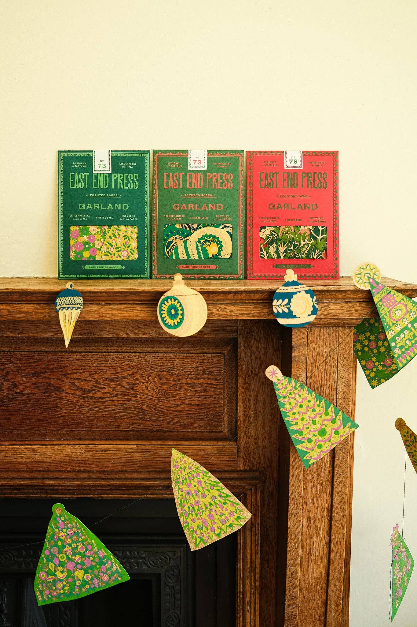 Christmas Ornaments Sewn Garland - Image 13