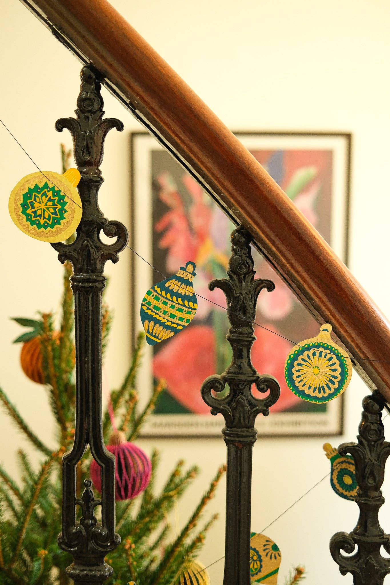 Christmas Ornaments Sewn Garland - Image 16