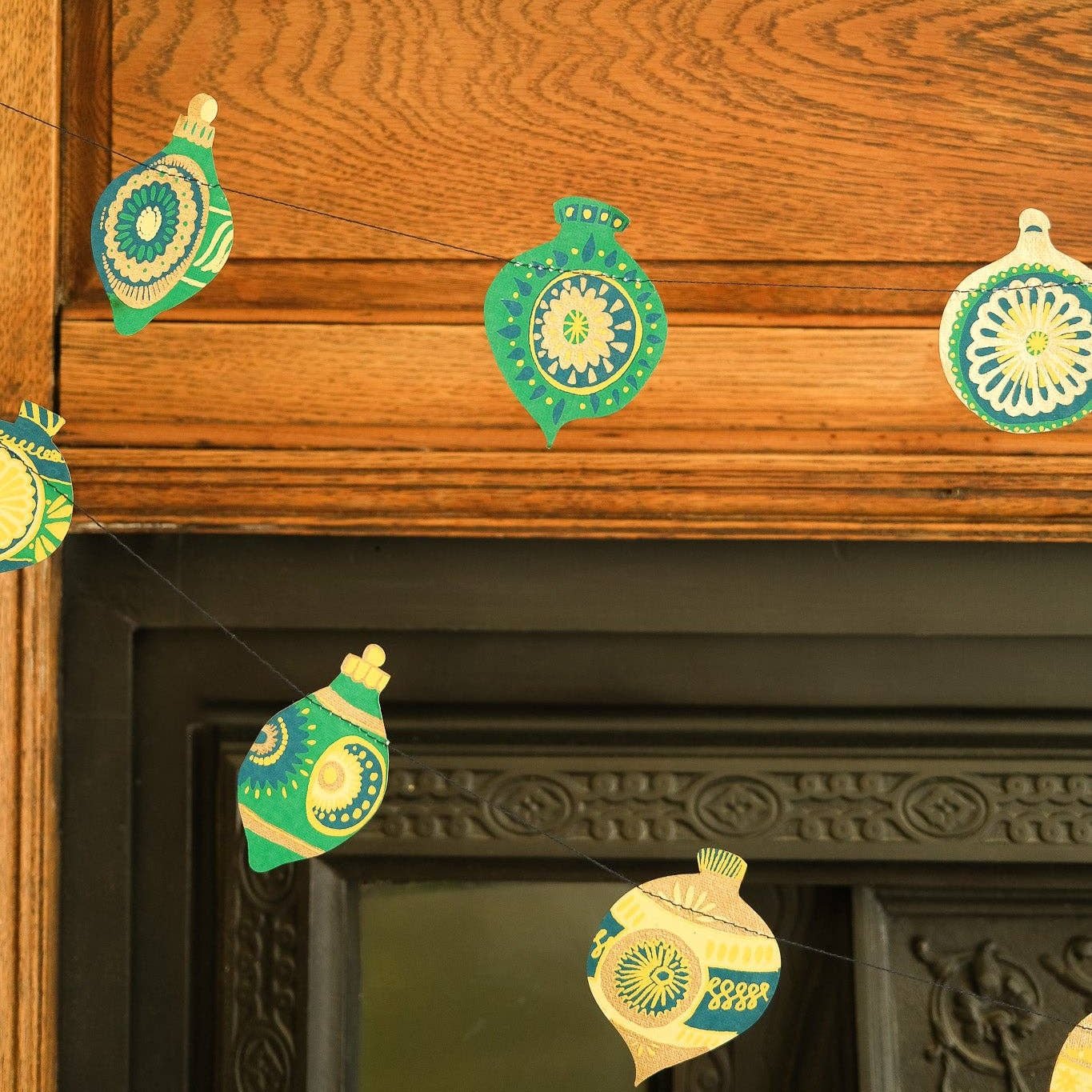 Christmas Ornaments Sewn Garland - Image 2