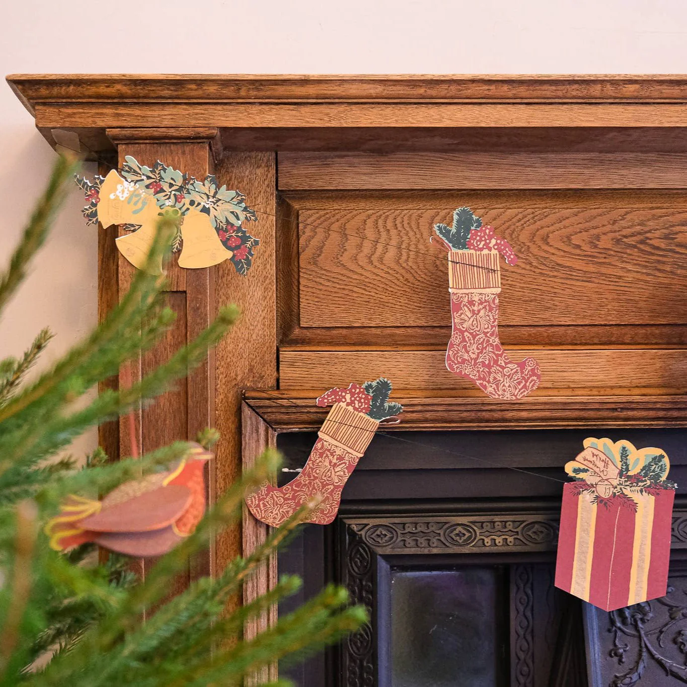 Christmas Sewn Garland - Image 2