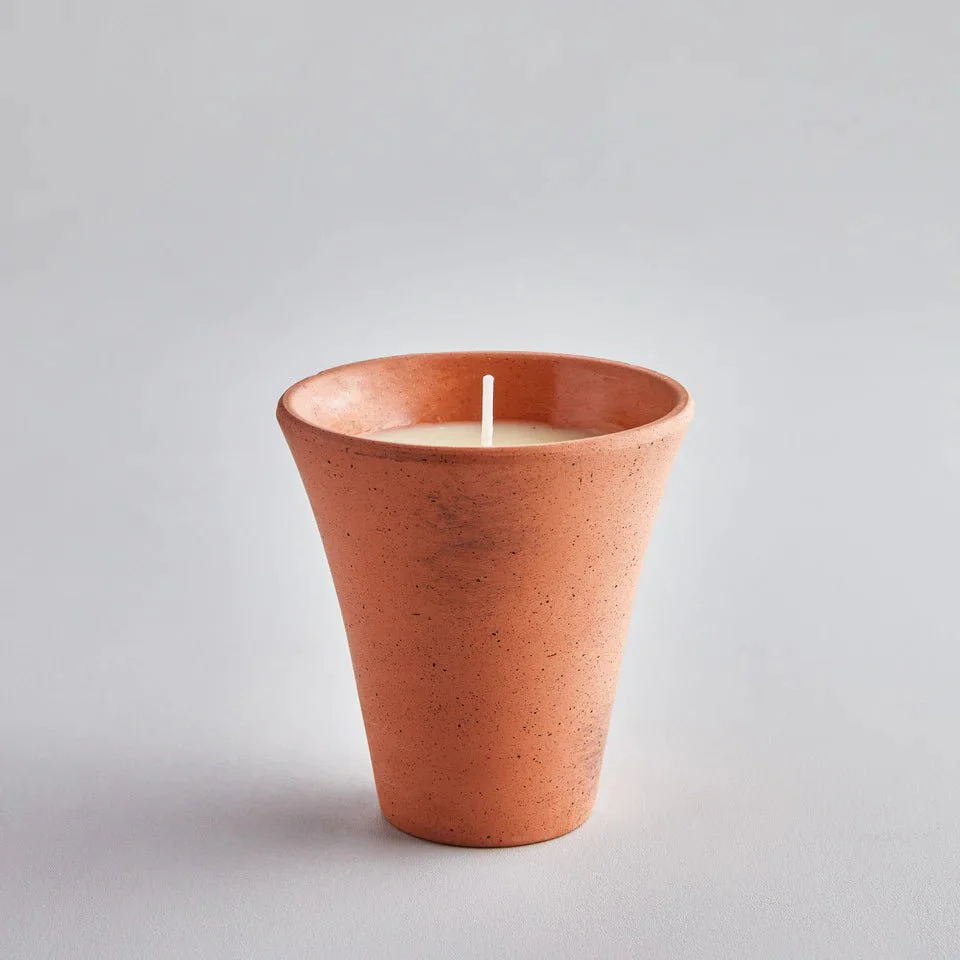 Citronella Scented Large Potted Candle