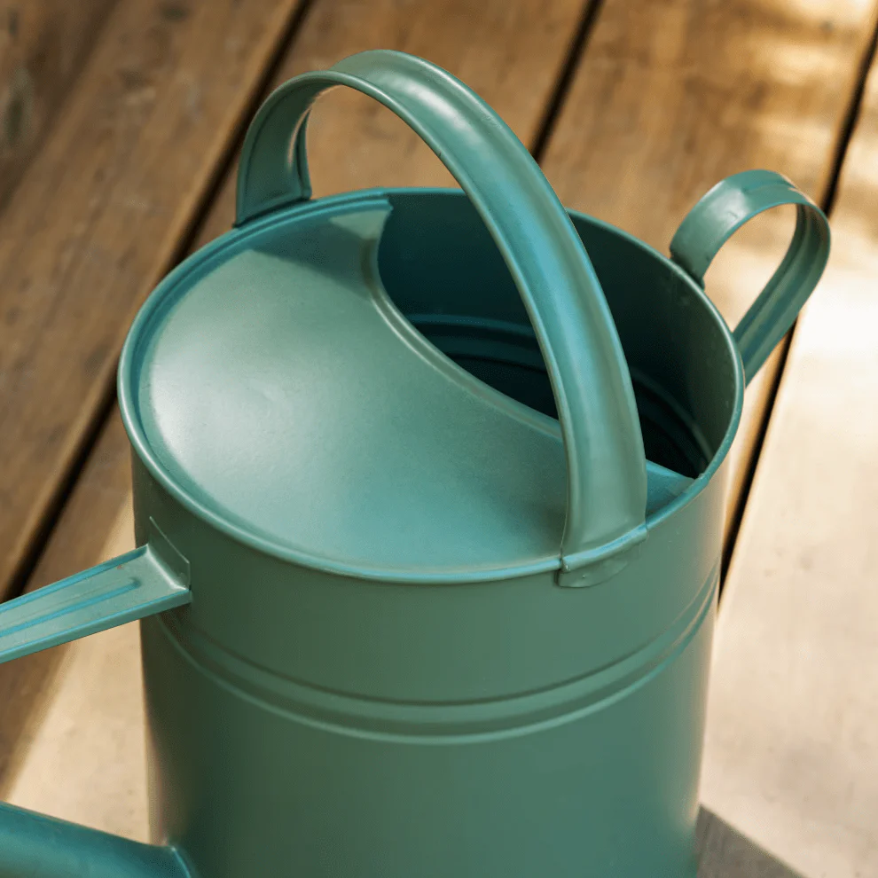 Classic Thistle Green 10L Steel Watering Can - Image 4