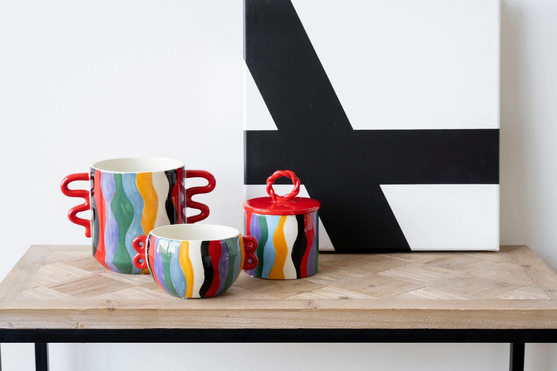 Colour Fever Eva Plant Pot with Handles - Image 2