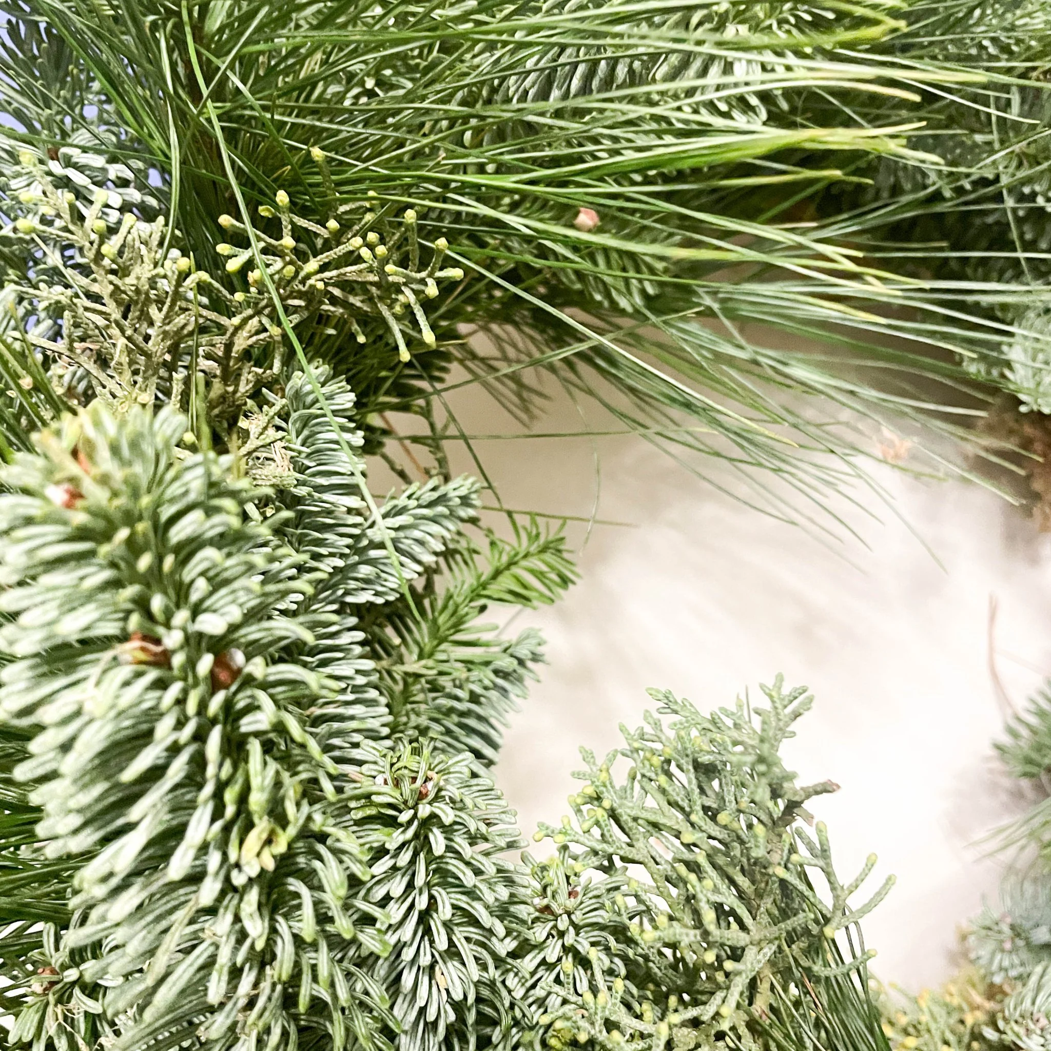Handmade Fresh Foliage Christmas Wreath - No.8 [Made to Order] - Image 4