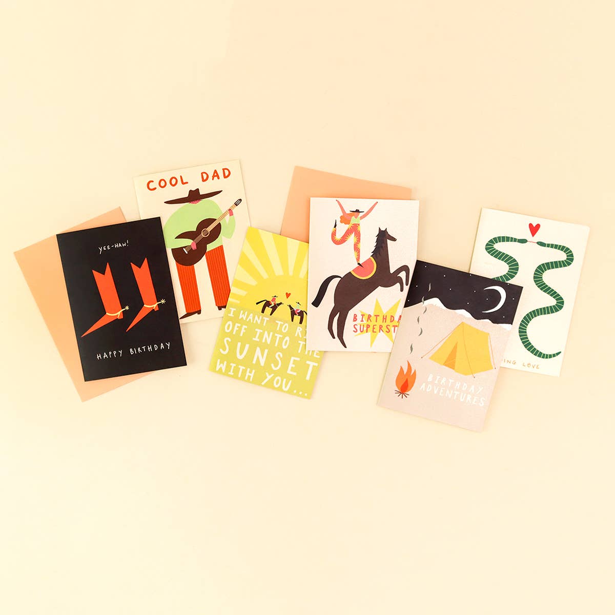 Cowboy Boots Birthday Card | Cowgirl Card | Happy Birthday | A6 Greetings Card - Image 6