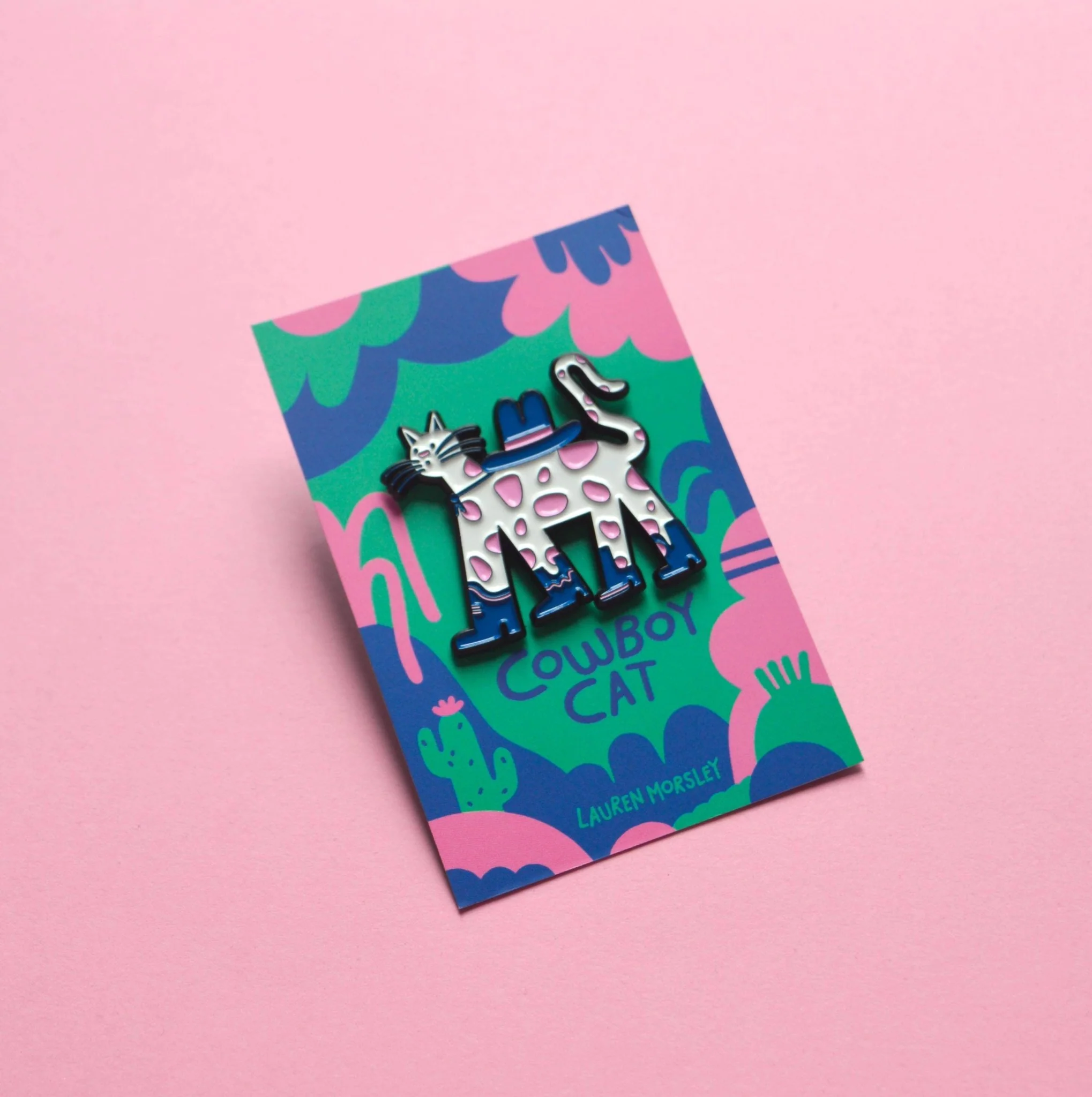 Cowboy Cat Enamel Pin