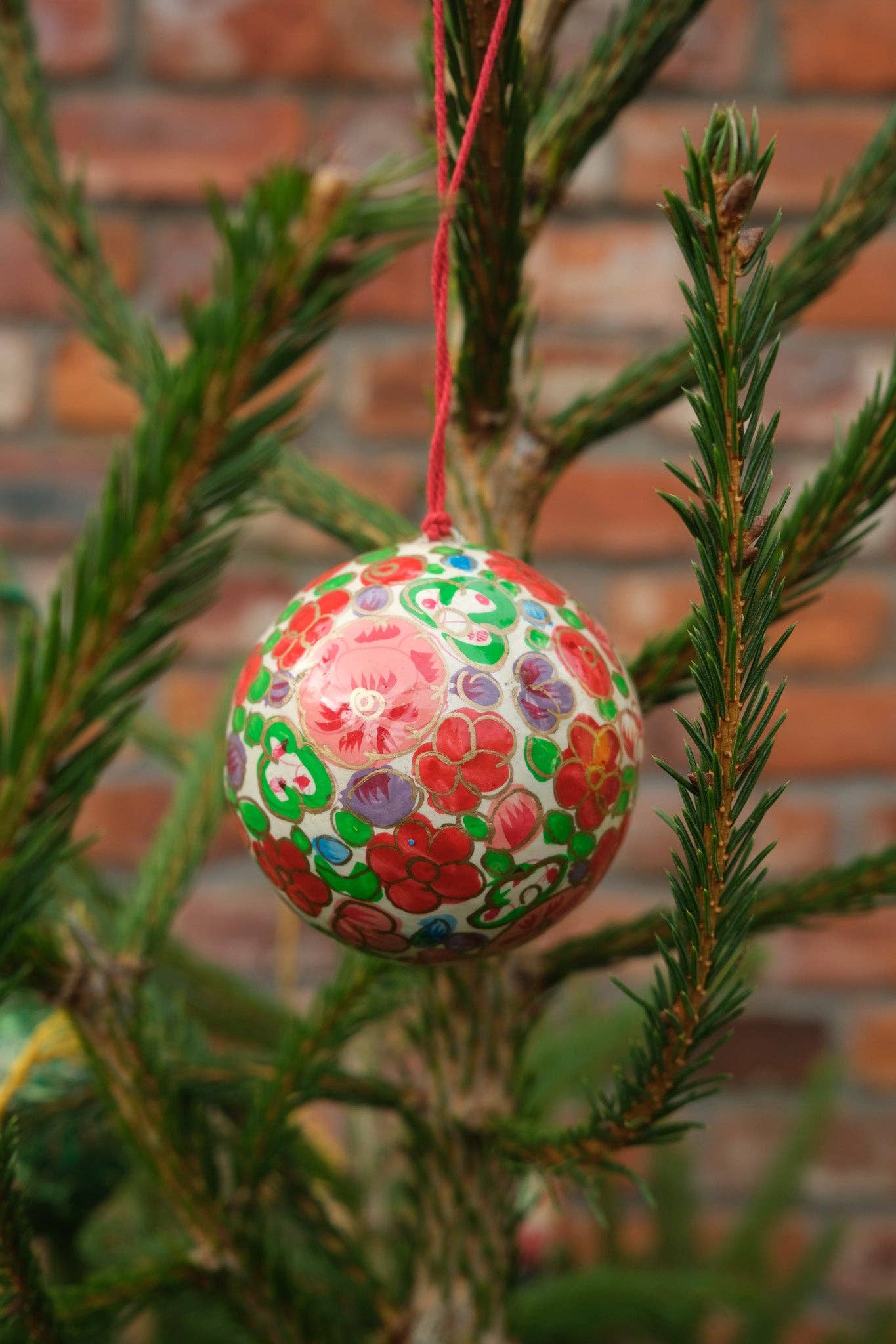Crimson Flowers Bauble - Image 12