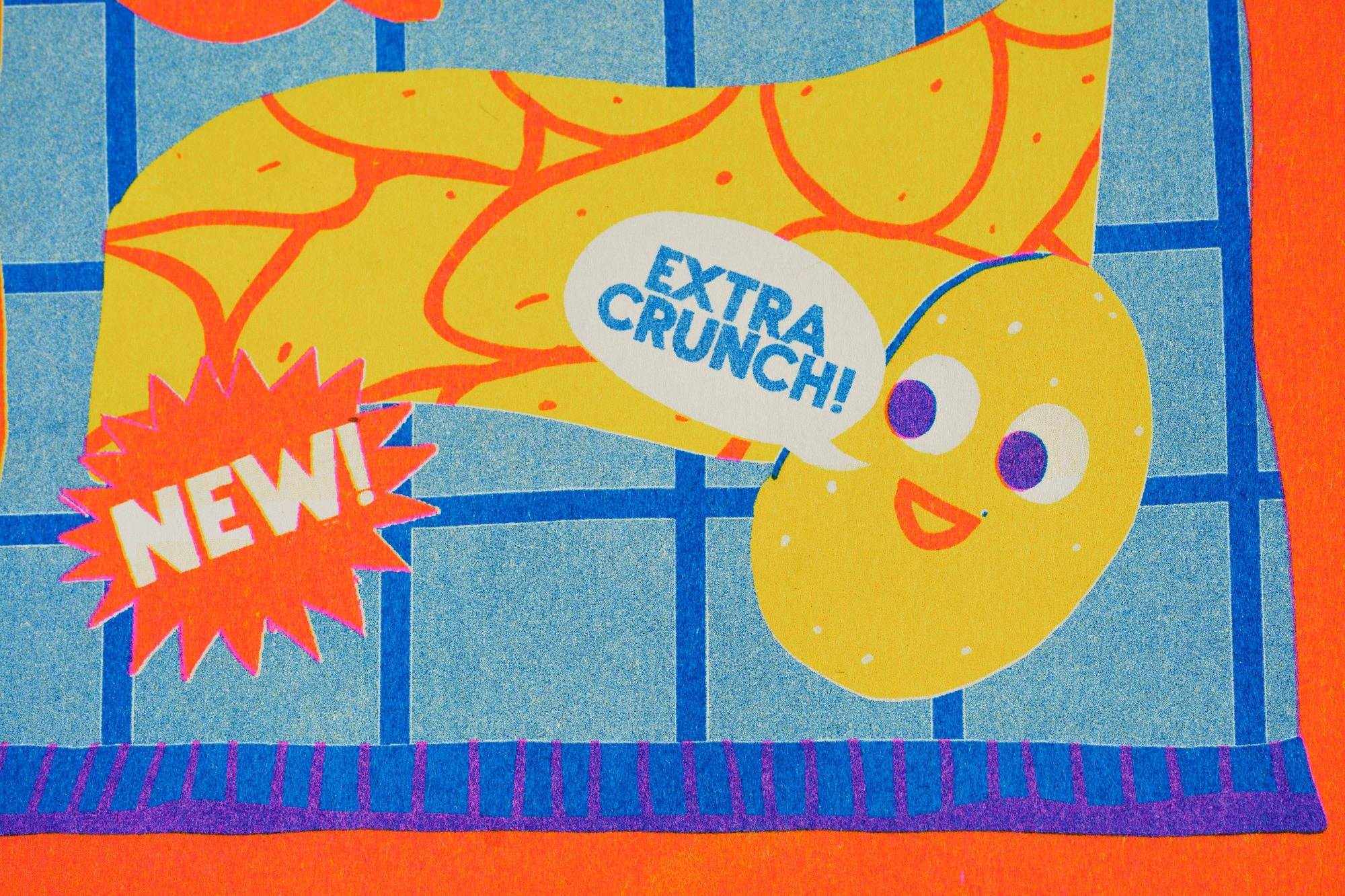 Crisps Risograph A4 Print - Image 2
