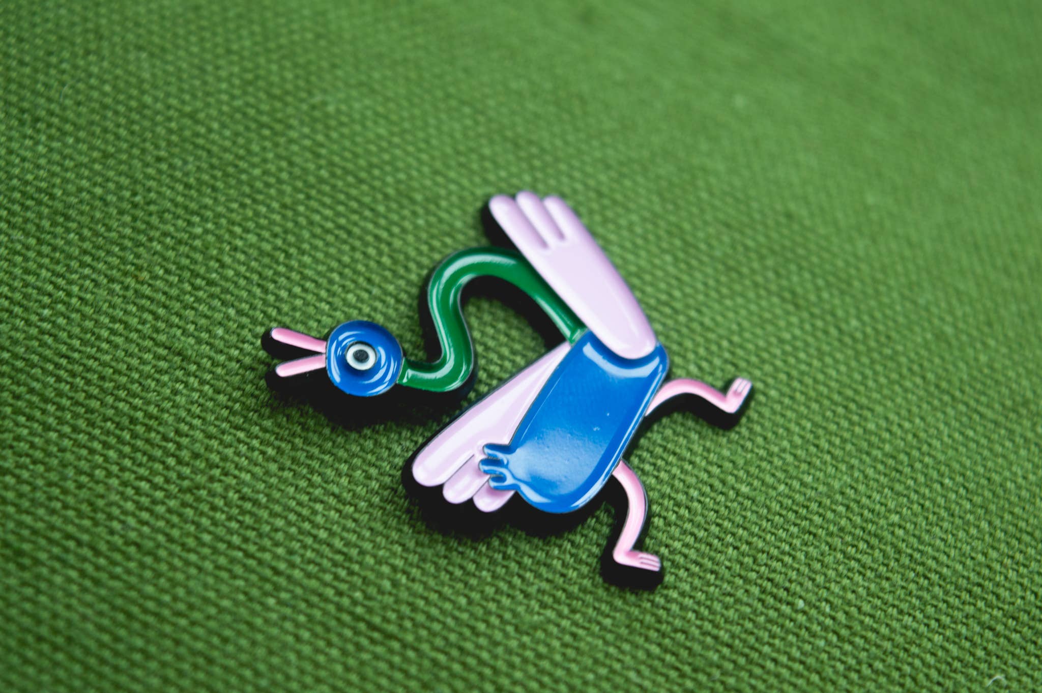 Dancing Duck Enamel Pin - Image 3