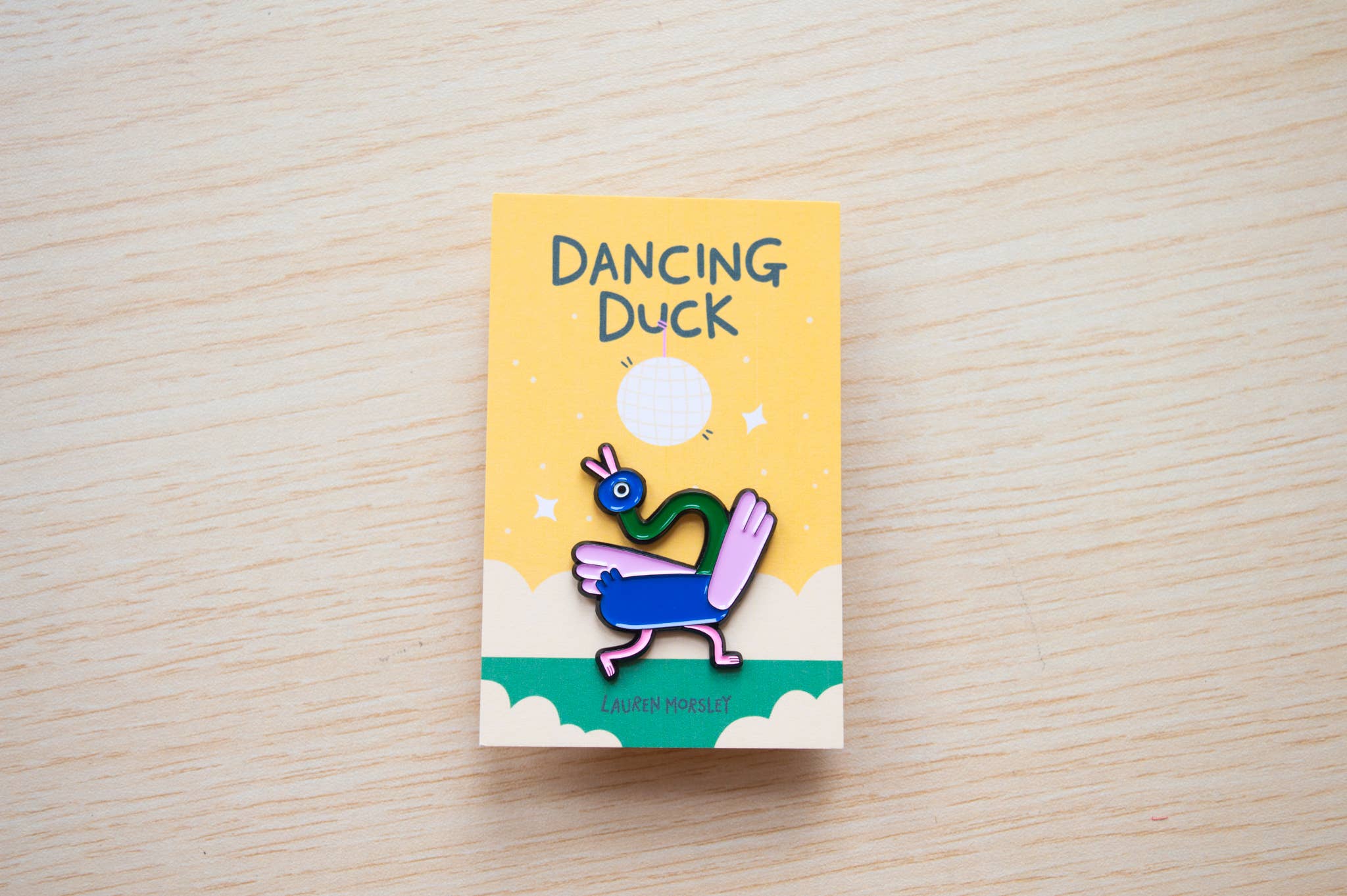 Dancing Duck Enamel Pin - Image 4