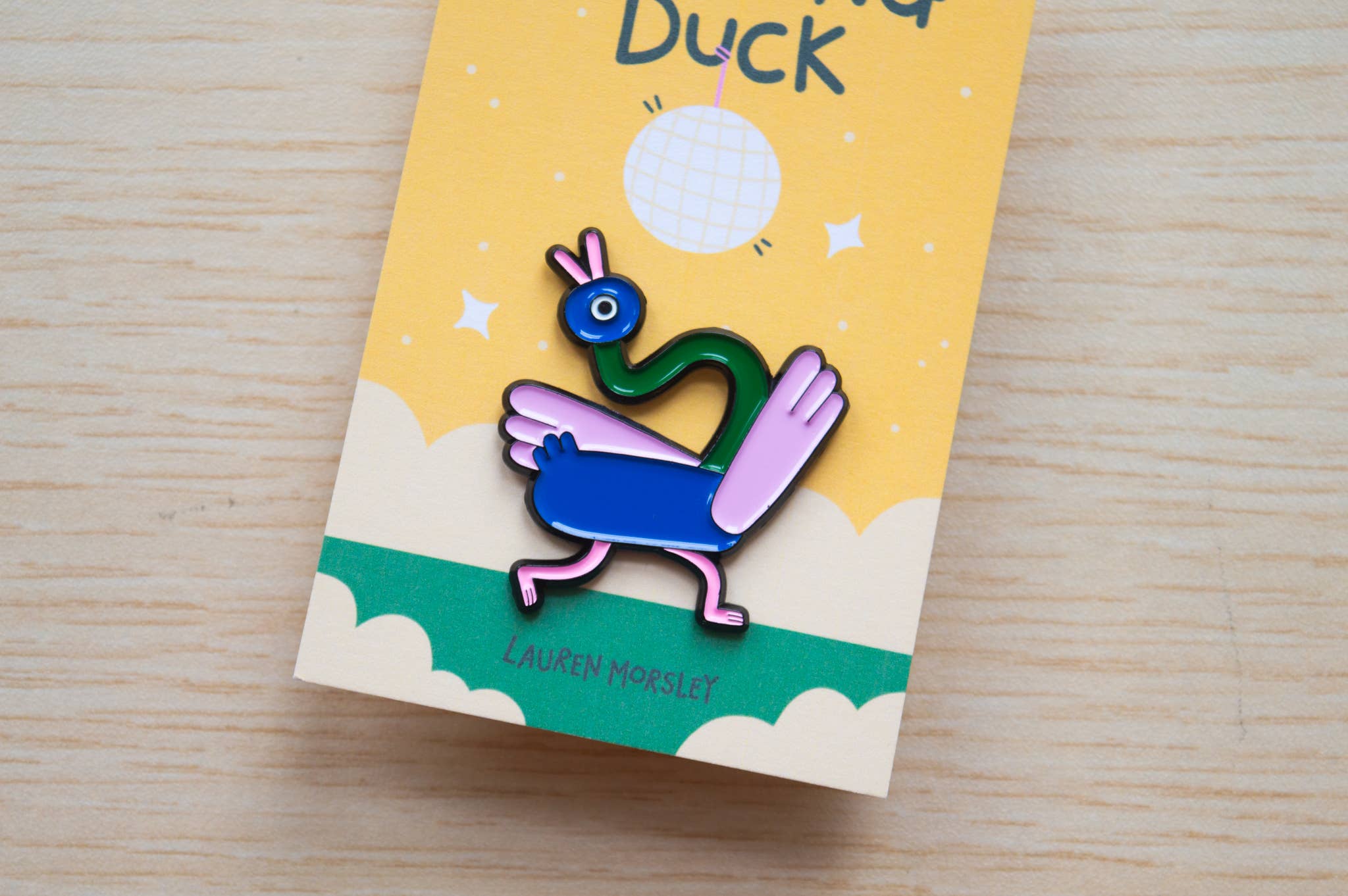 Dancing Duck Enamel Pin - Image 5