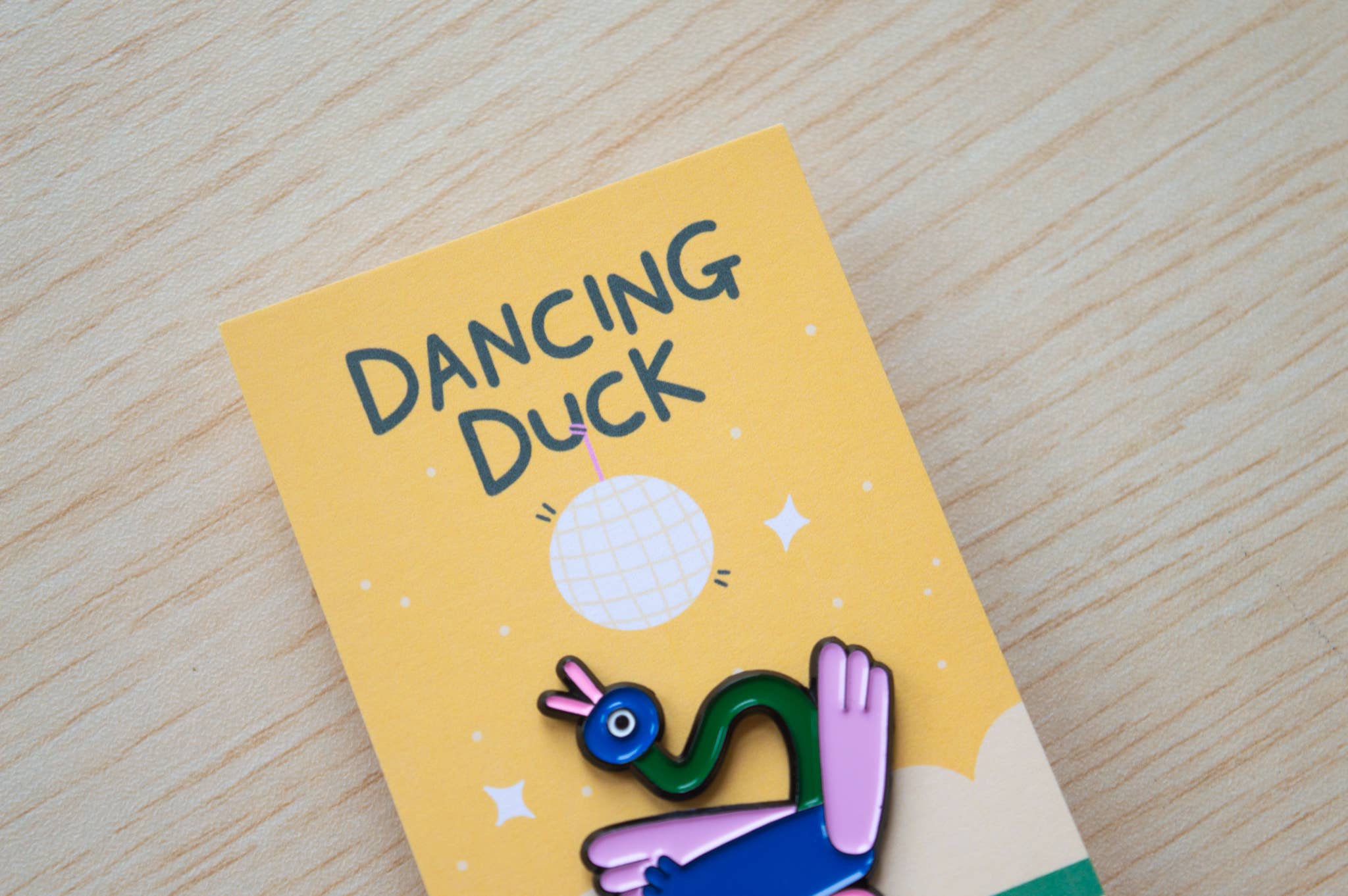 Dancing Duck Enamel Pin - Image 7