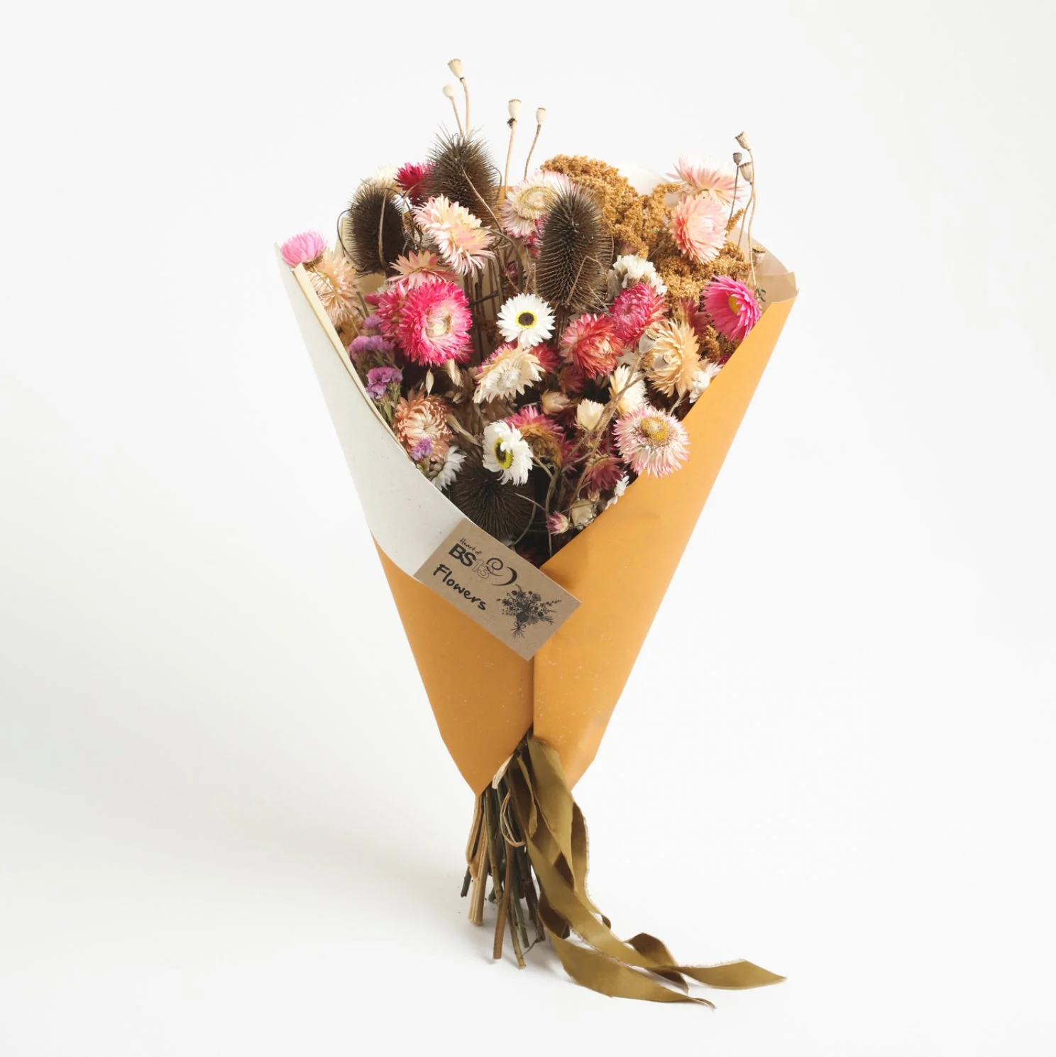 Dried Flower Bouquet; chemical-free, low-carbon, grown by a social enterprise in Bristol - Image 4