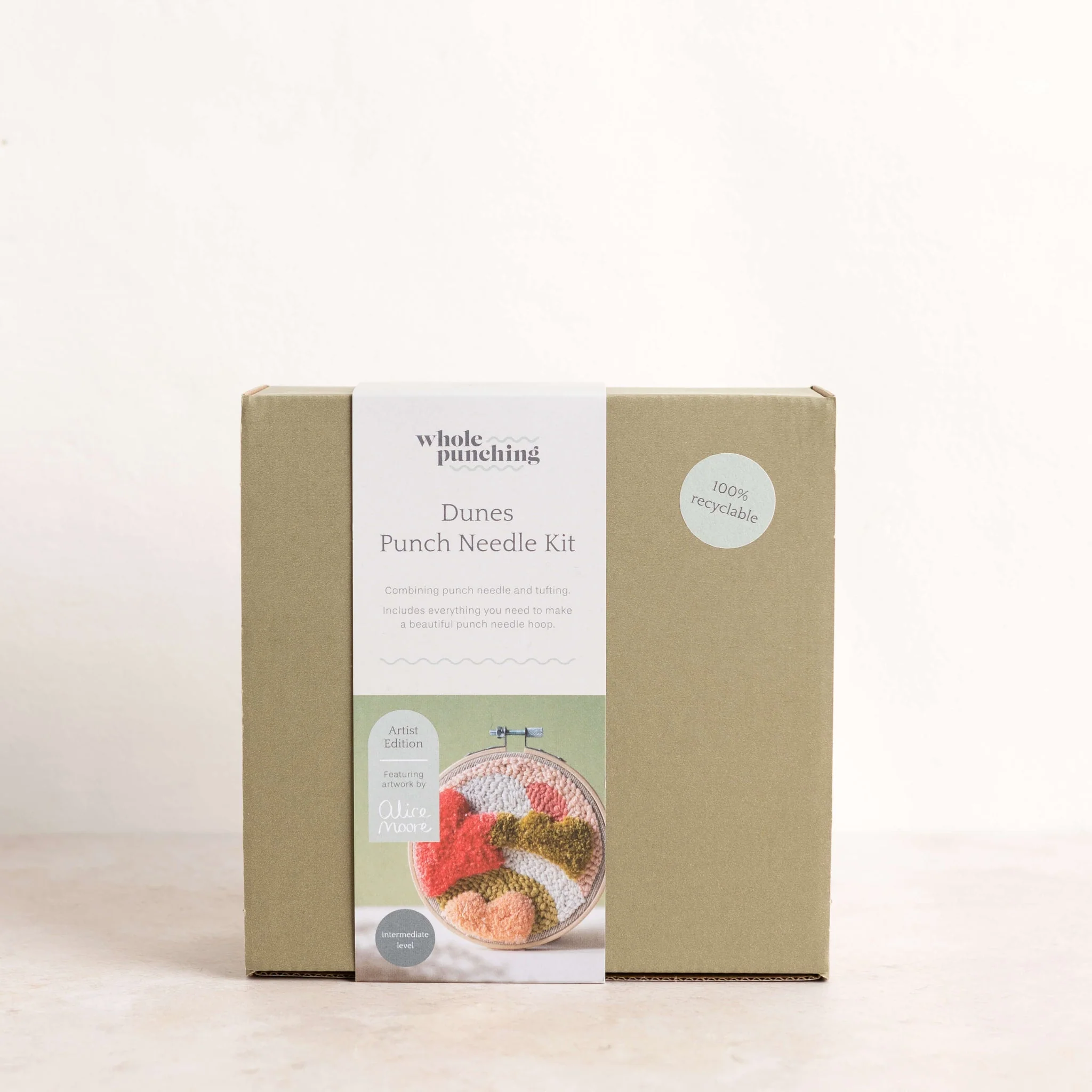 Dunes Intermediate Punch Needle & Tufting Kit - Image 3