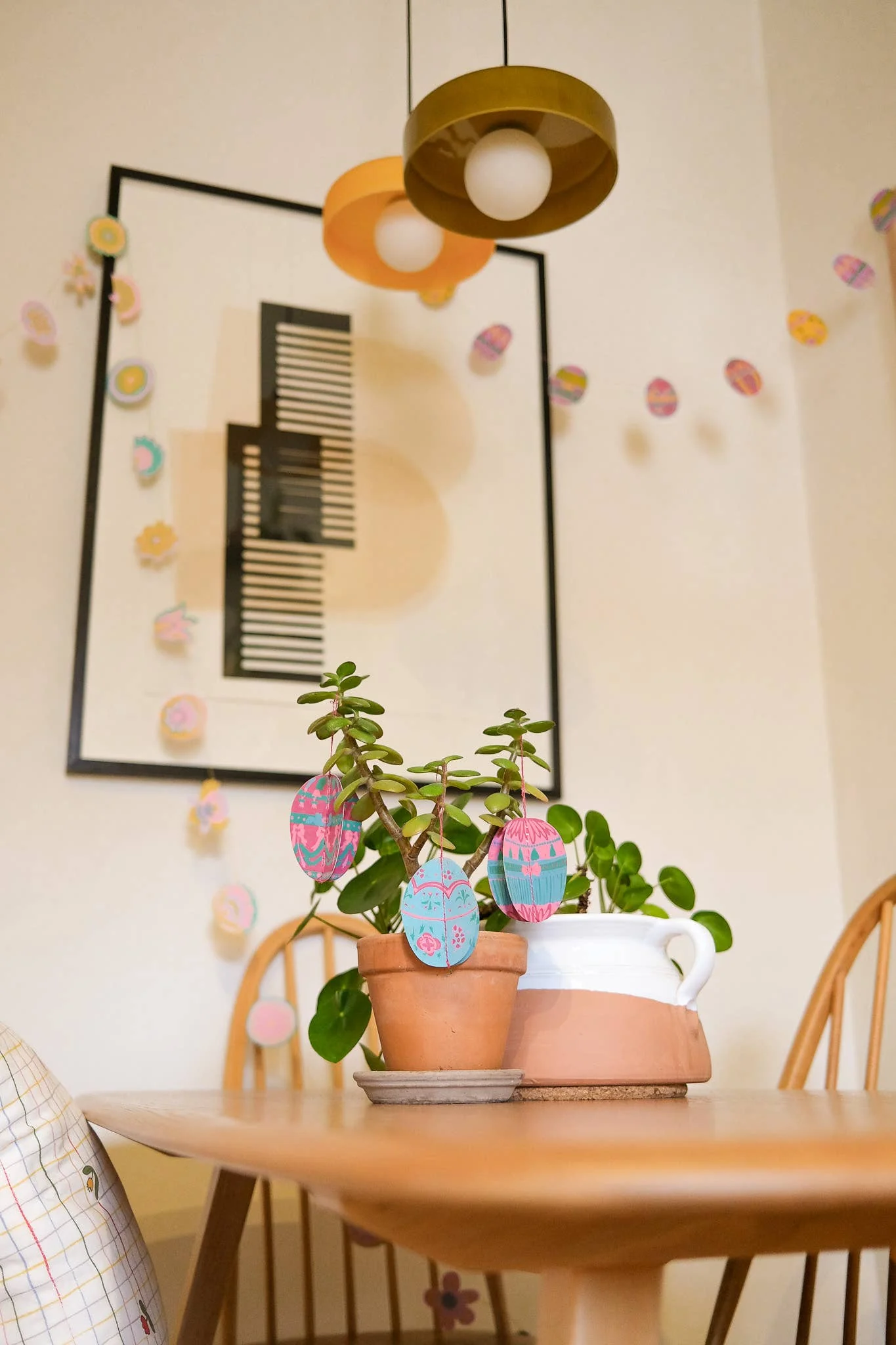 Easter Egg Paper Ornaments – Set of Five - Image 10