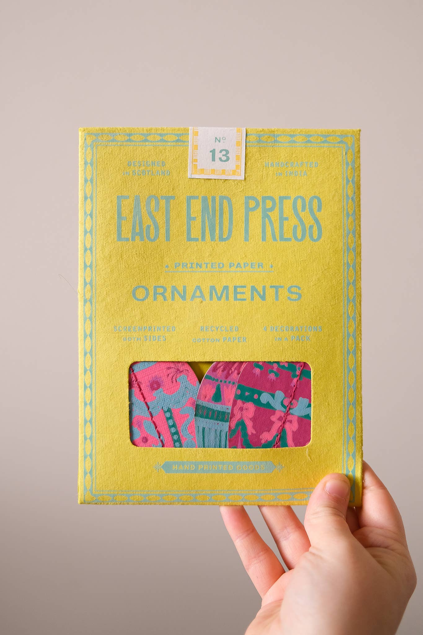 Easter Egg Paper Ornaments – Set of Five - Image 4