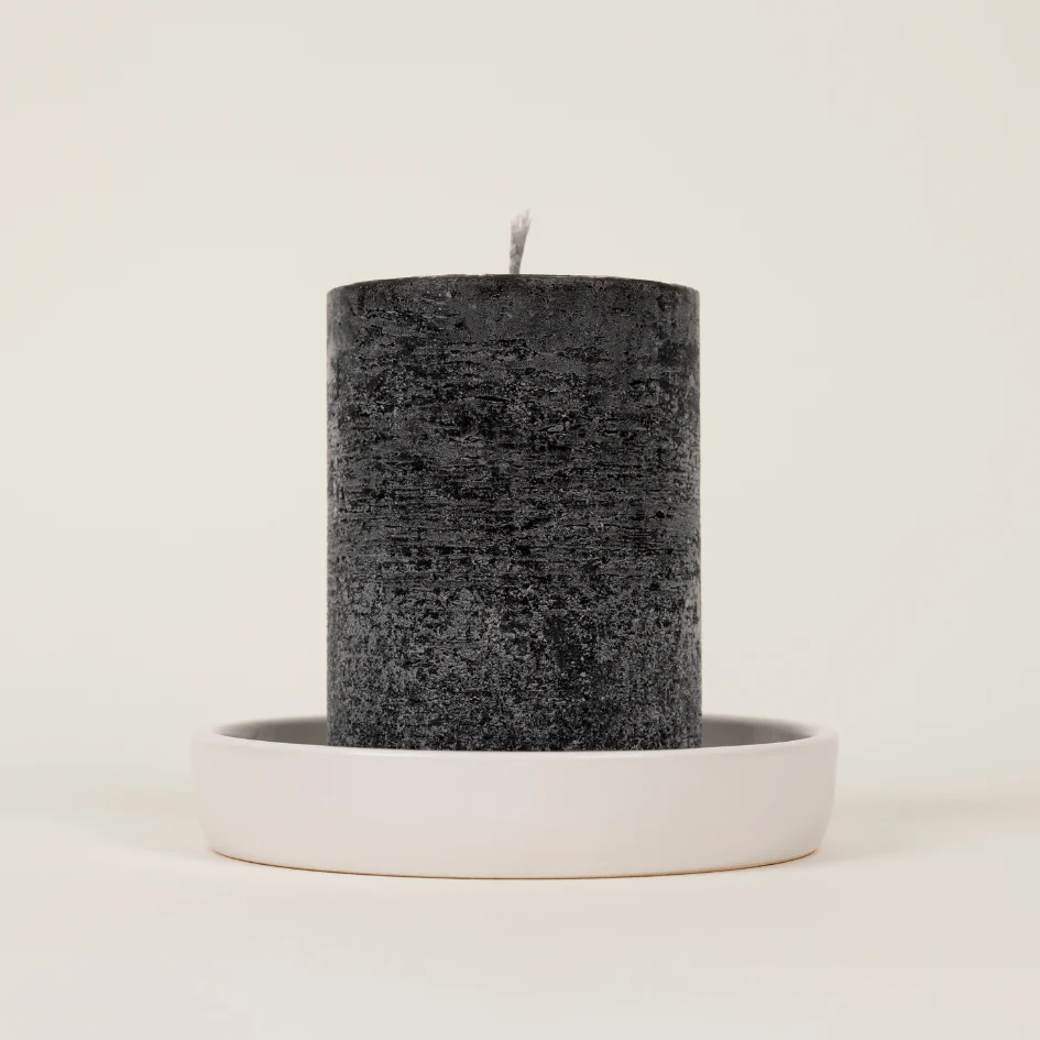 Embers, Scented Coloured Pillar Candle - Image 3