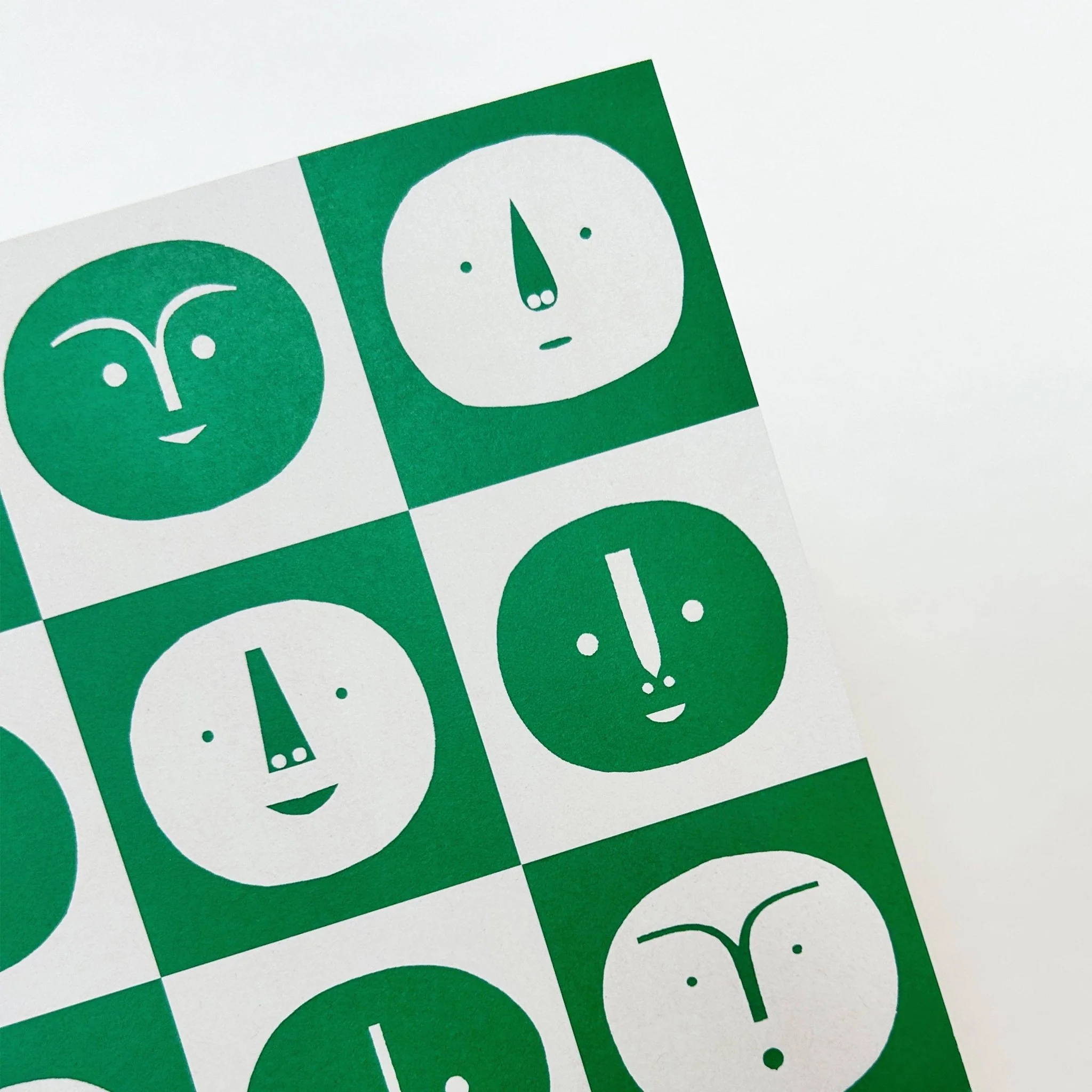 Faces Greetings Card - Image 3