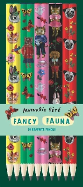 Fancy Fauna: 10 Graphite Pencils - Image 2