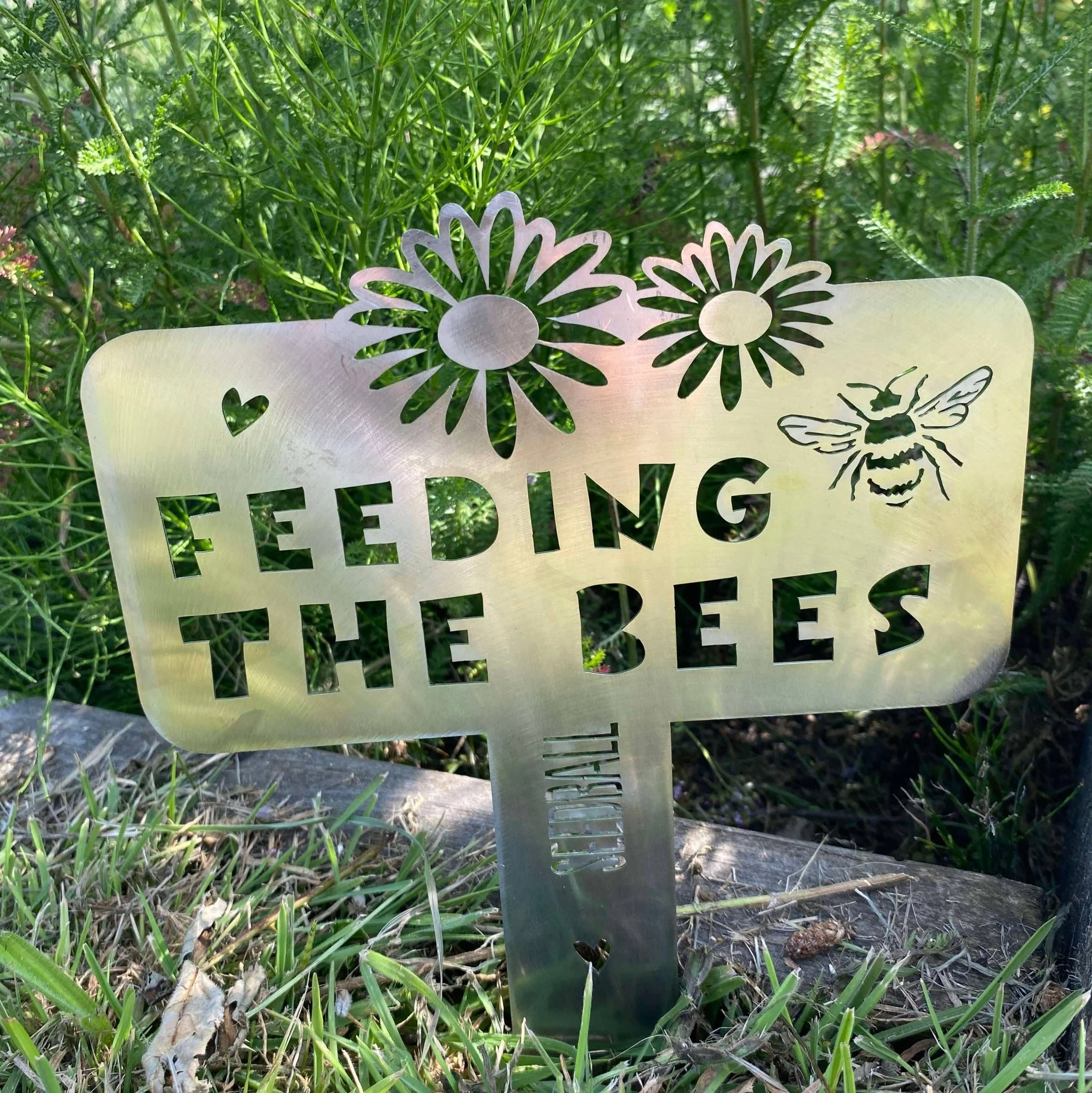 Feeding the Bees Sign - Image 4