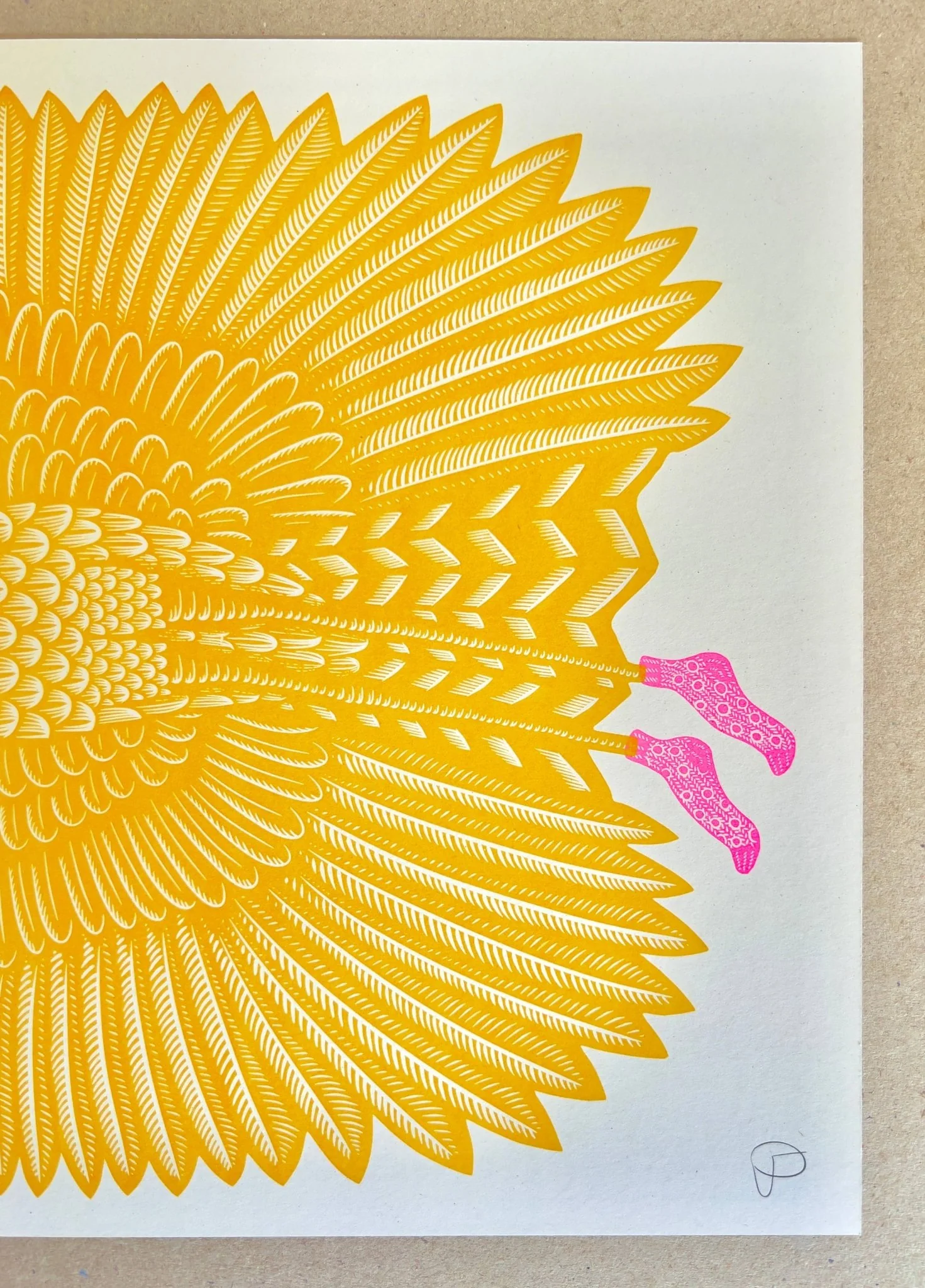 Feelin’ Fly – Risograph Print - Image 3