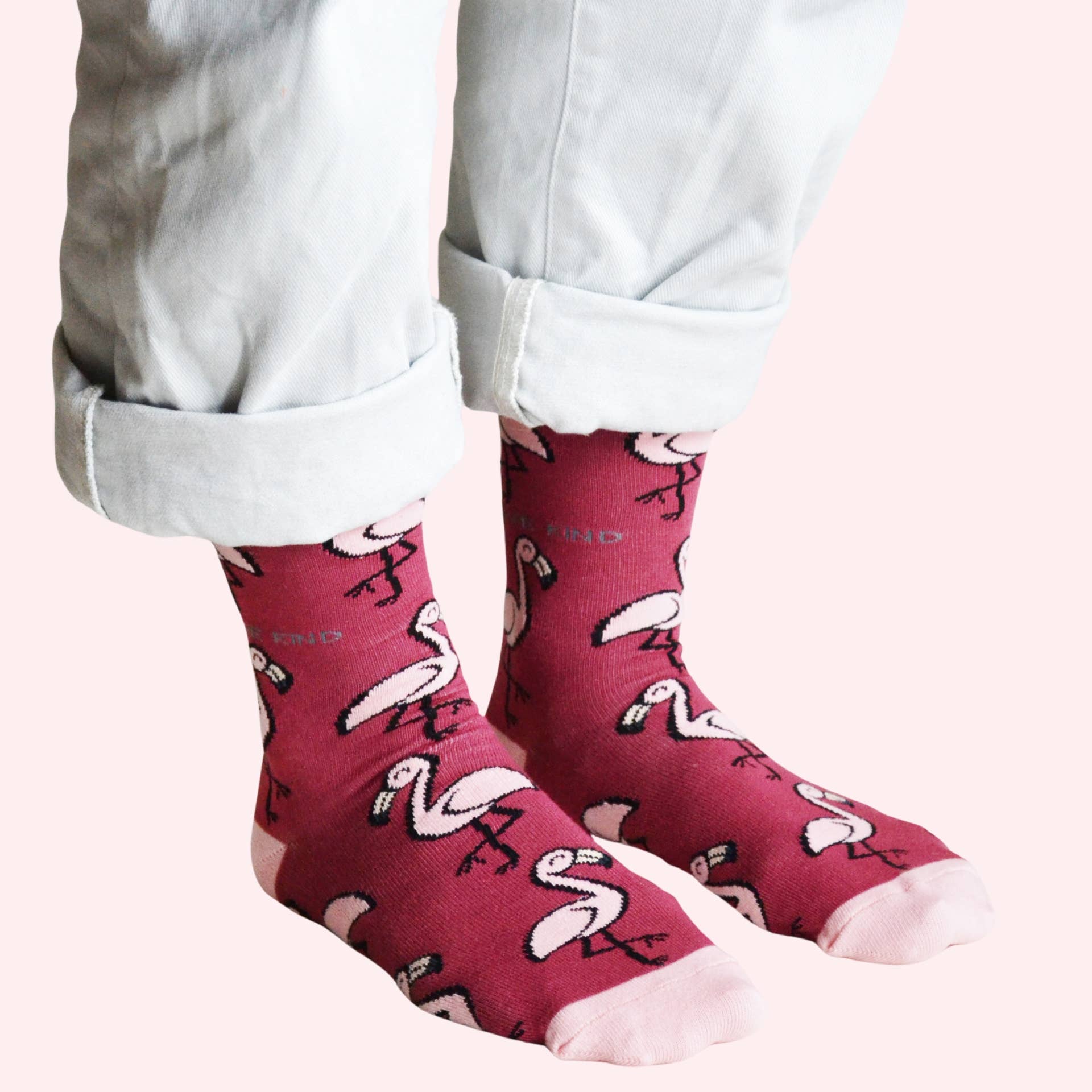 Flamingo Bamboo Socks - Image 5