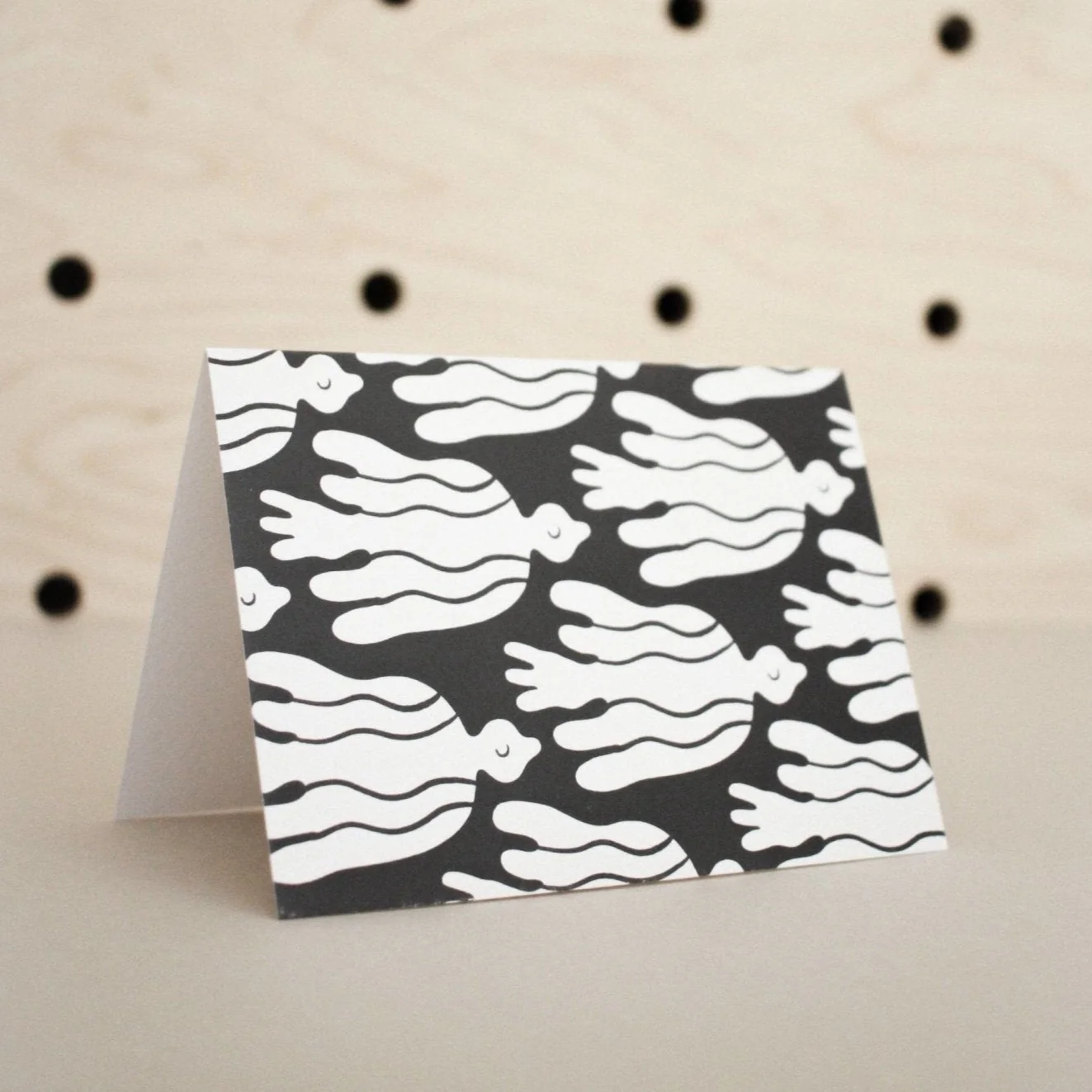 'Flock' Greetings Card