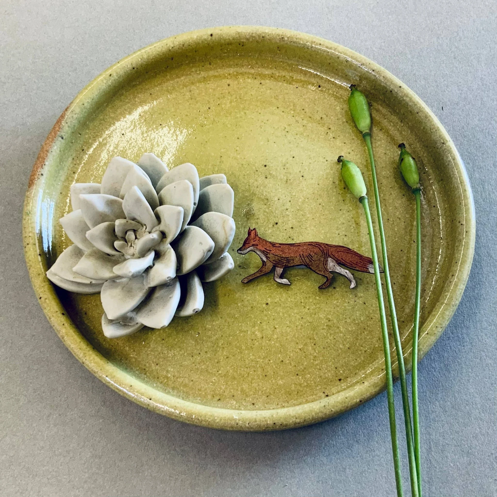 Fox Mini Pin Brooch - Image 2