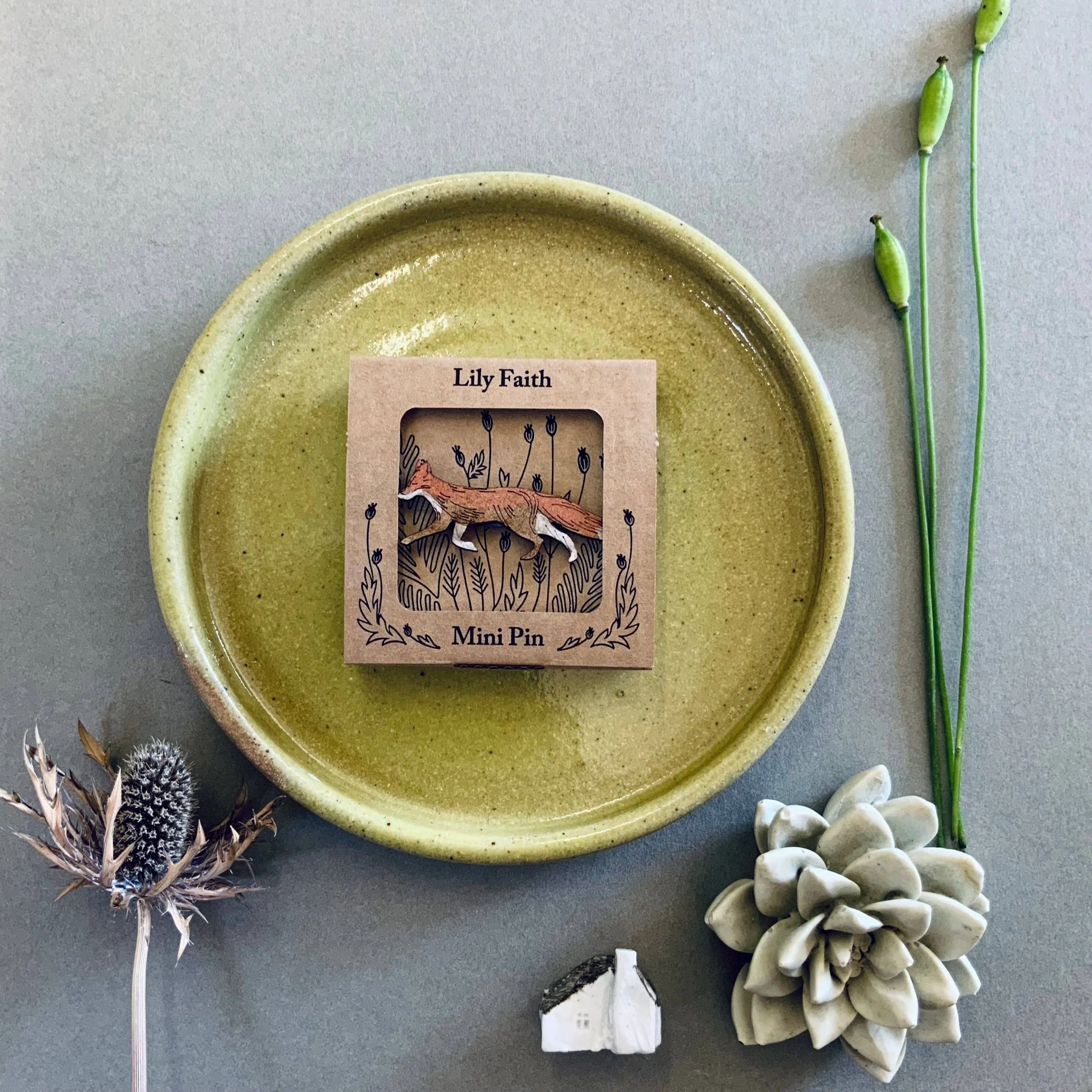 Fox Mini Pin Brooch - Image 4