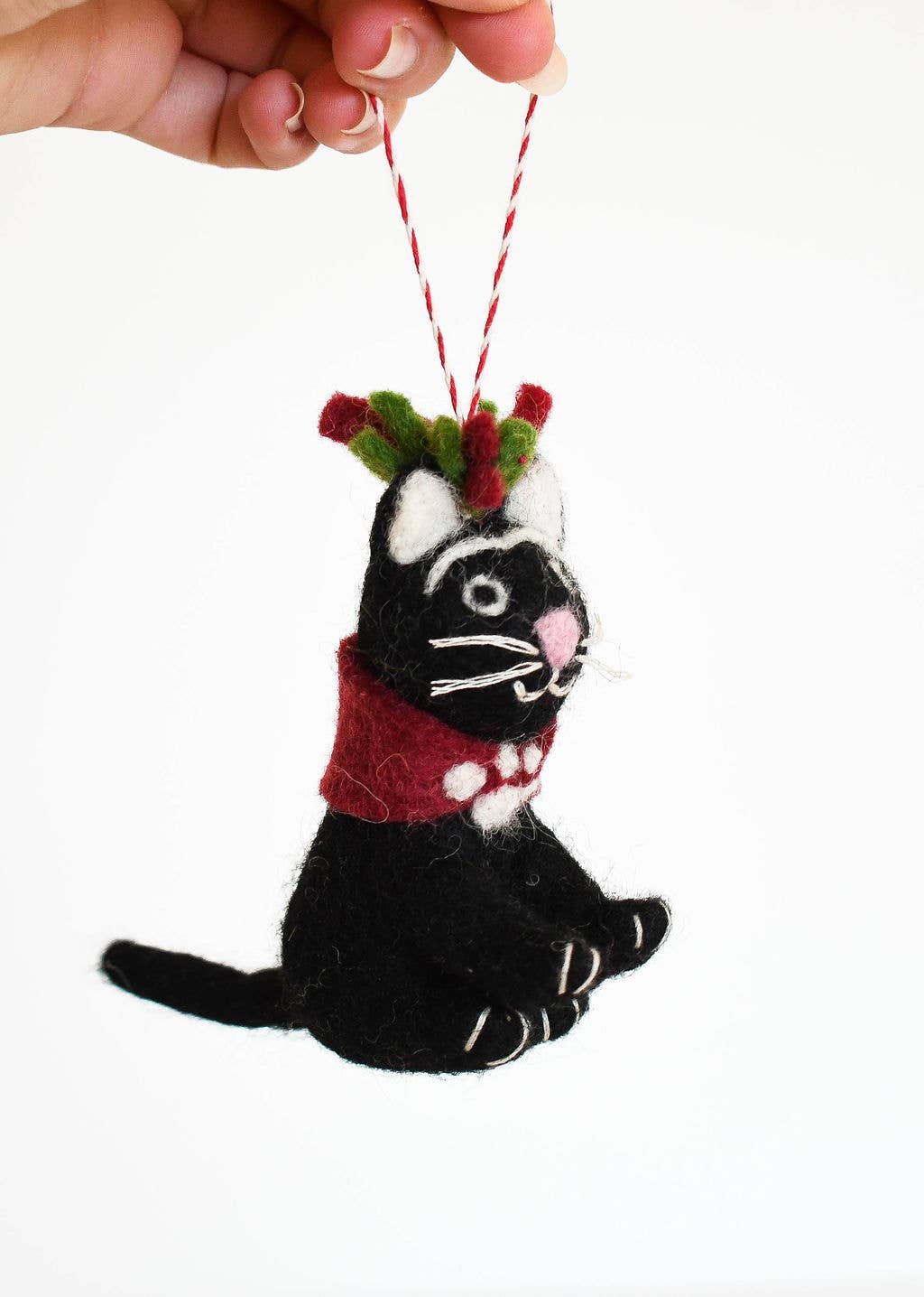 Niaski Frida Catlo Felt Decoration – Handmade Fair Trade - Image 4