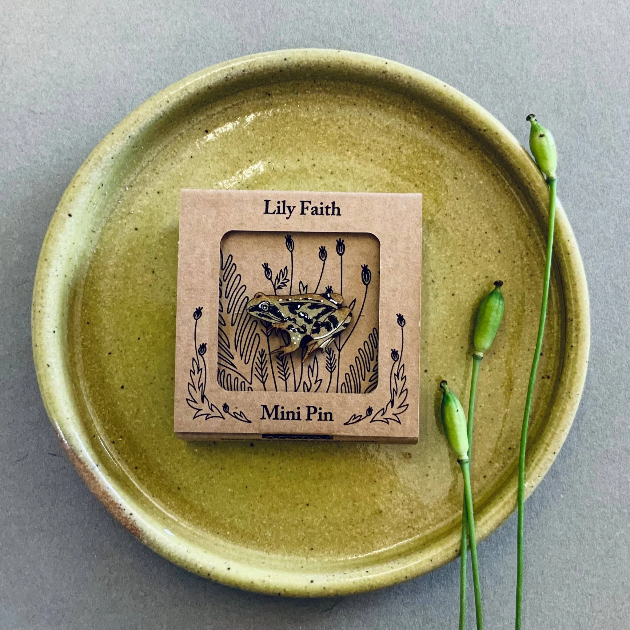 Frog Mini Pin Brooch