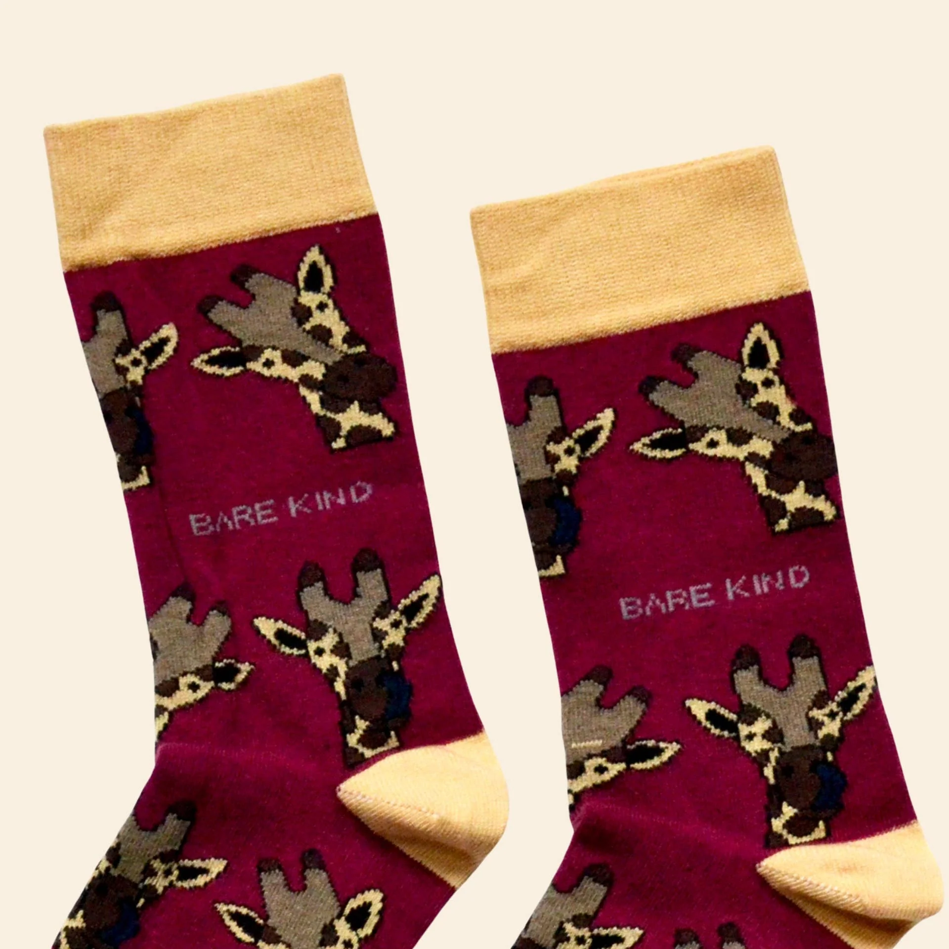 Giraffe Bamboo Socks - Image 3