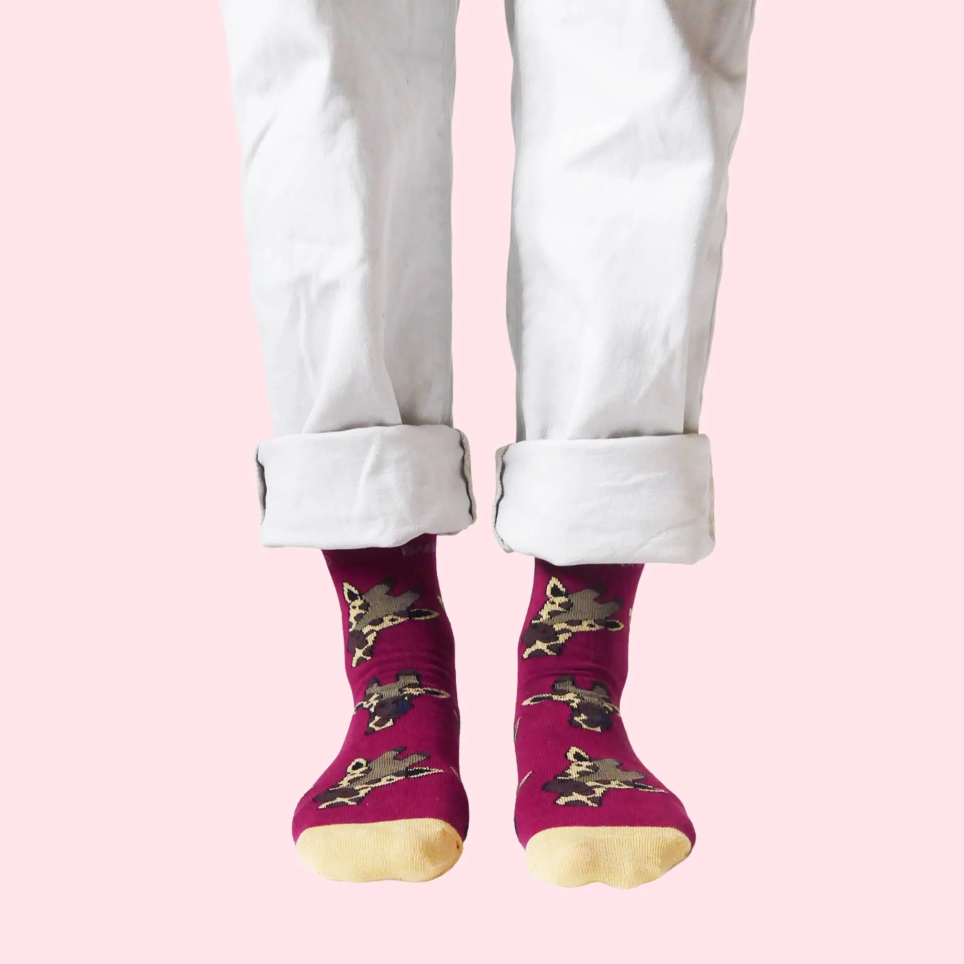 Giraffe Bamboo Socks - Image 6