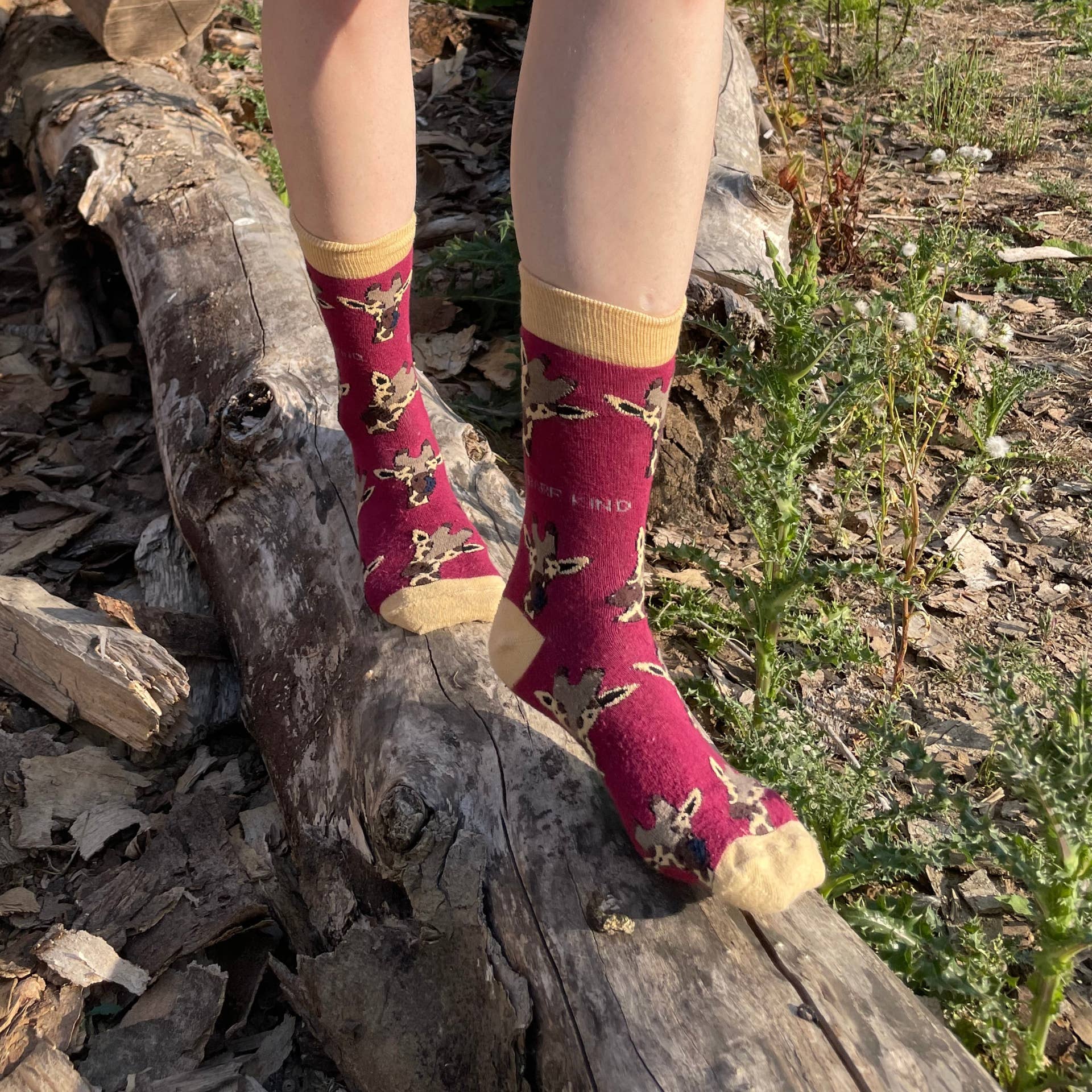 Giraffe Bamboo Socks - Image 8
