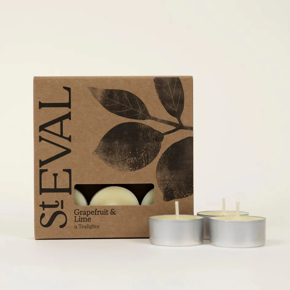 Grapefruit & Lime Scented Tealights - Image 2
