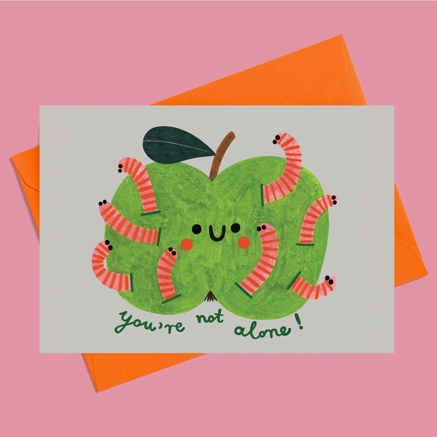 GREEN APPLE Greetings Card - Image 2