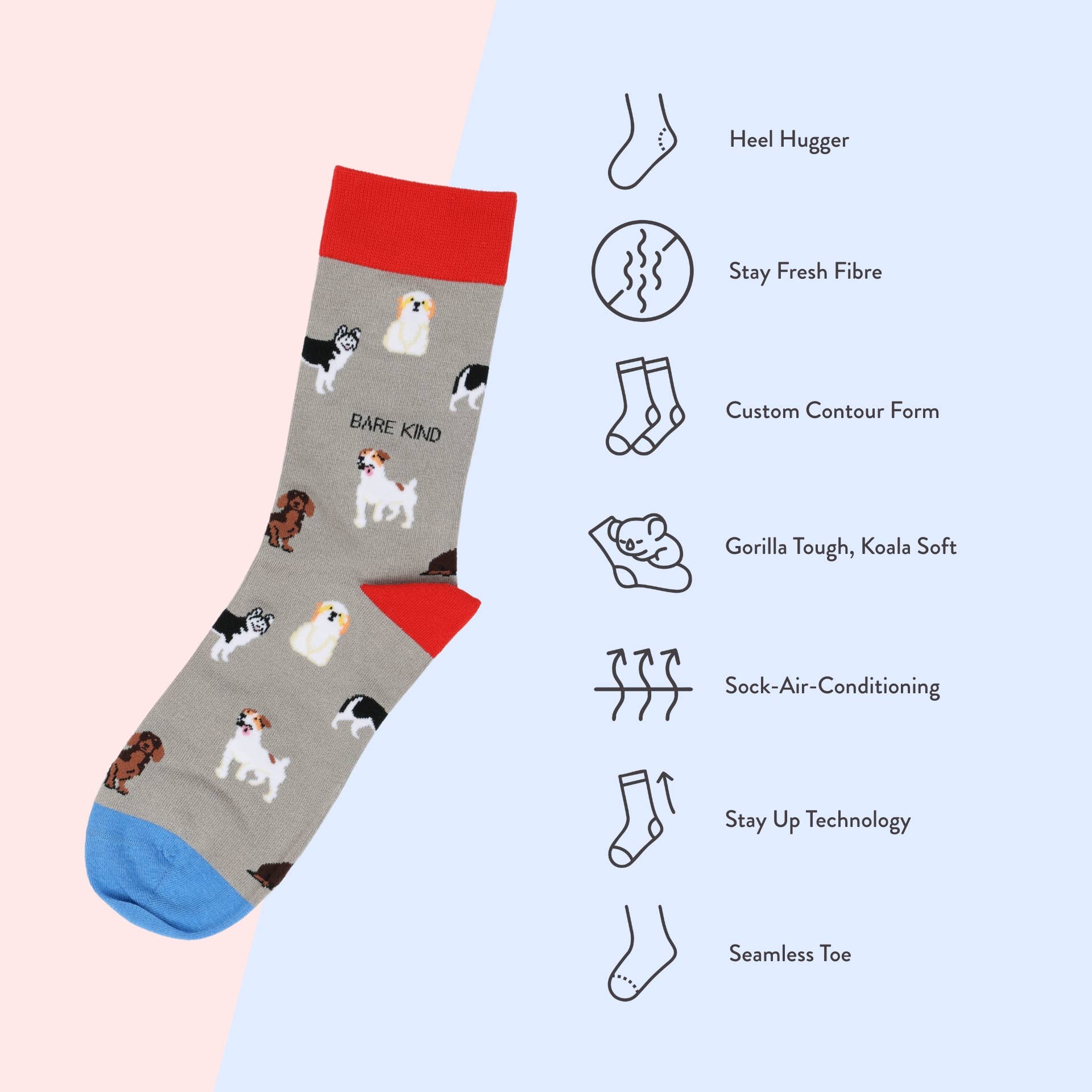 Grey Dogs Bamboo Socks - Image 7