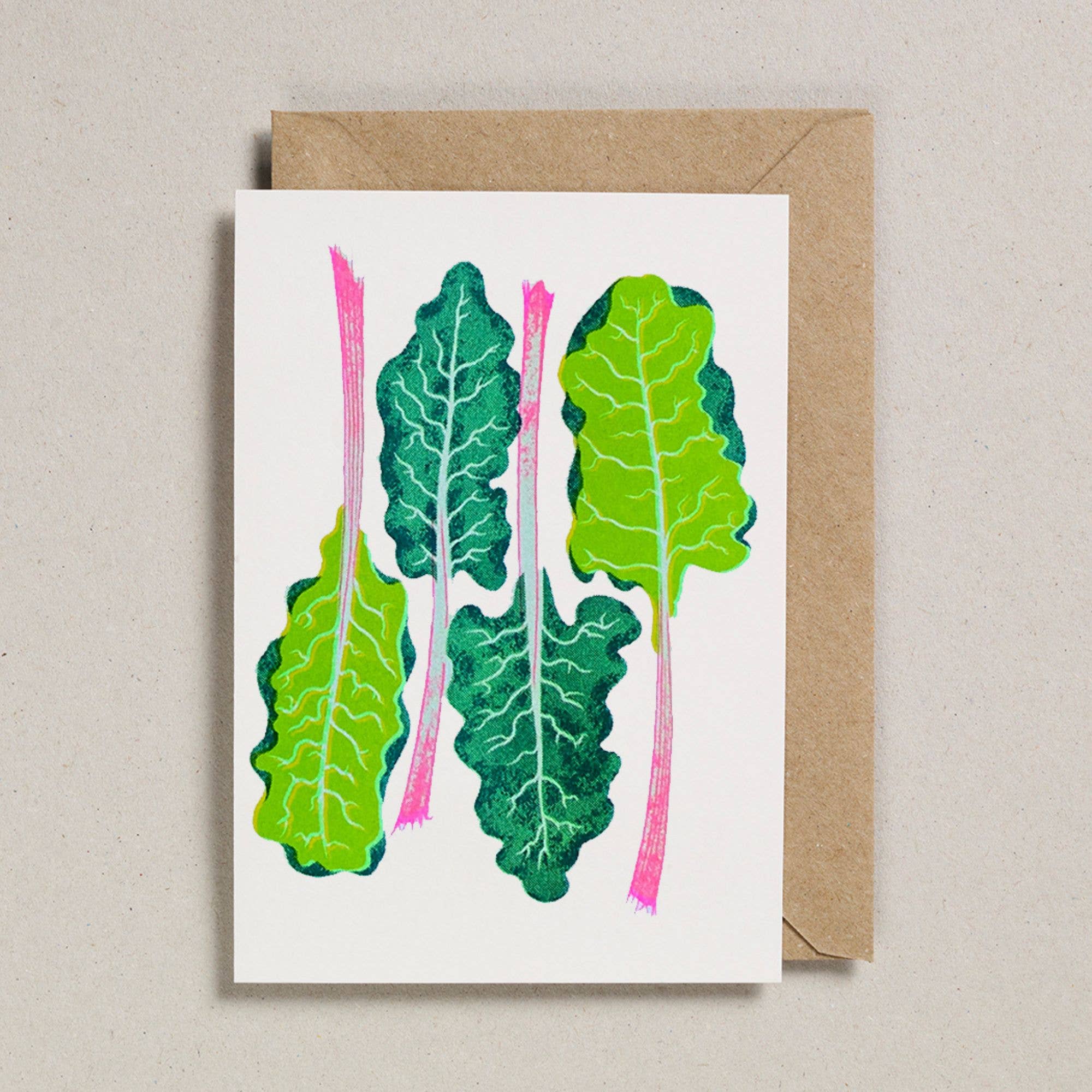 Chard Grow Greetings Card
