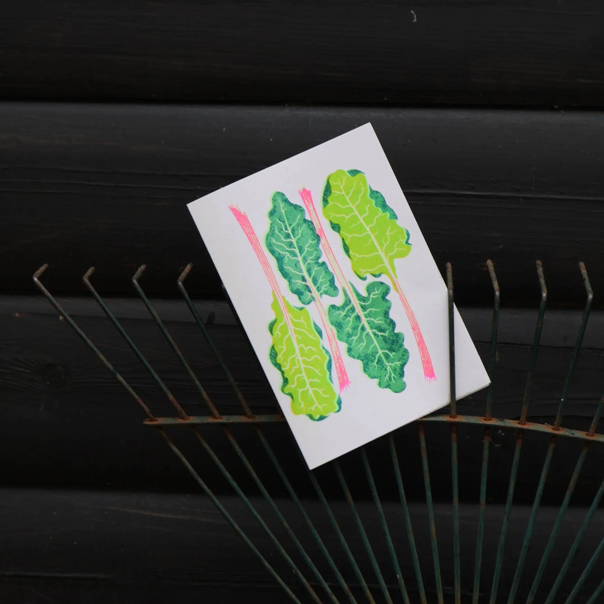 Chard Grow Greetings Card - Image 2