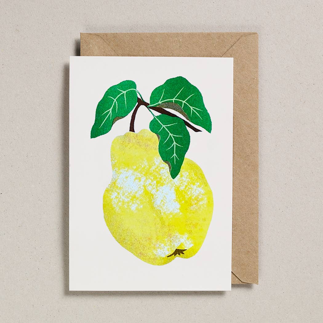 Quince Grow Greetings Card