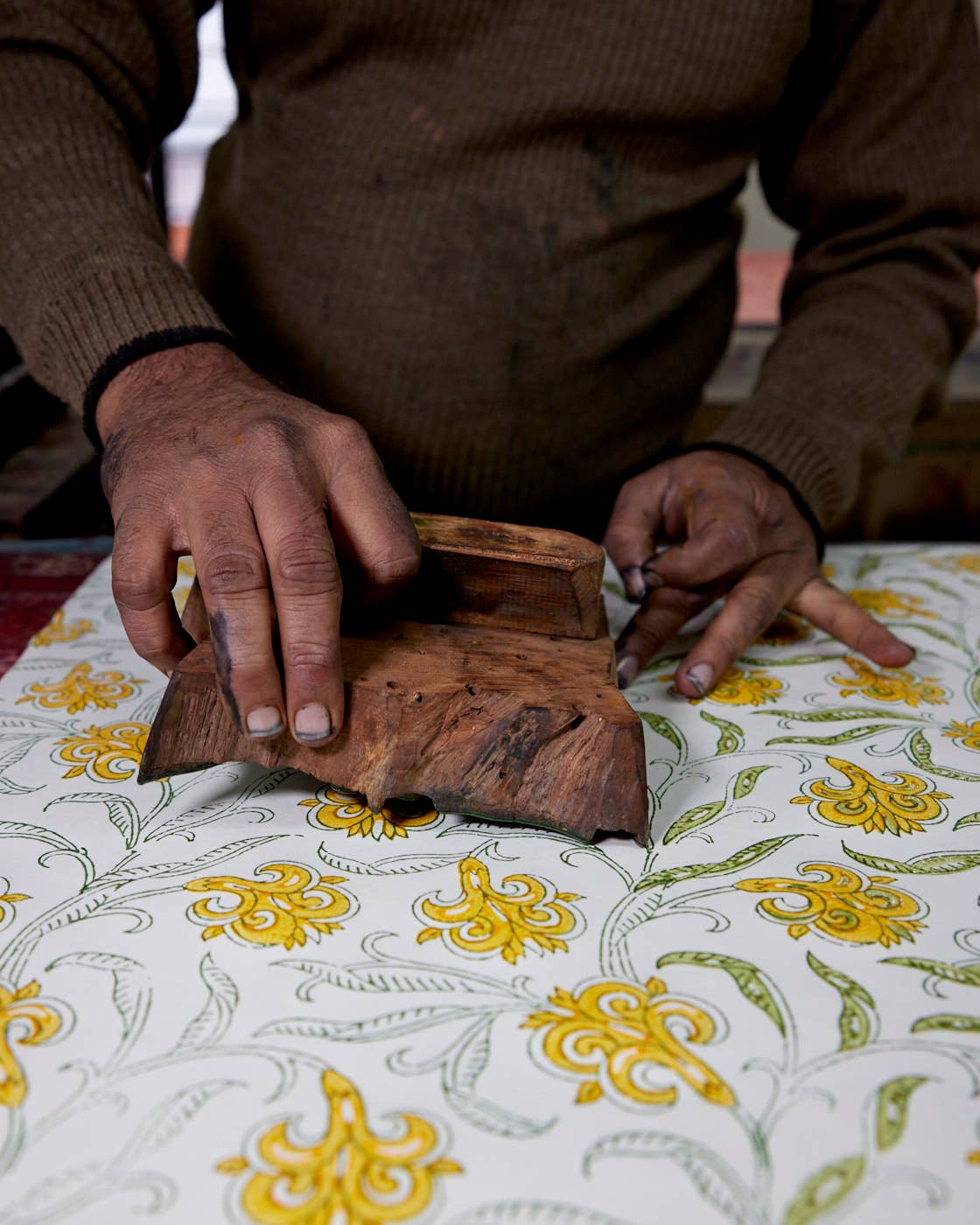Hand Block Printed Gift Bags - Sunshine - Image 12
