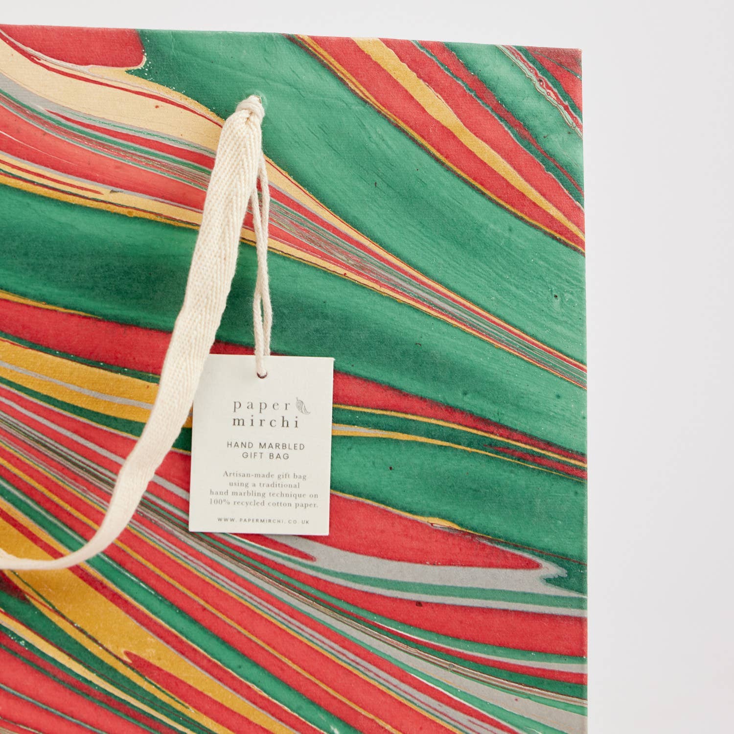 Hand Marbled Gift Bags – Christmas Glitz - Image 10