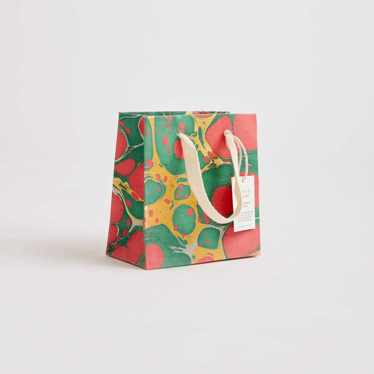 Hand Marbled Gift Bags – Christmas Glitz - Image 15