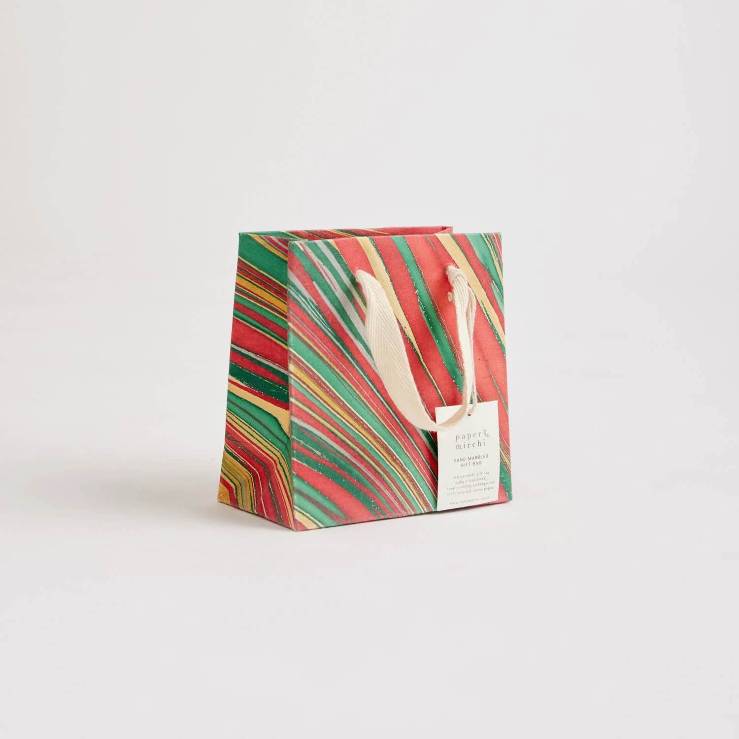 Hand Marbled Gift Bags – Christmas Glitz - Image 17