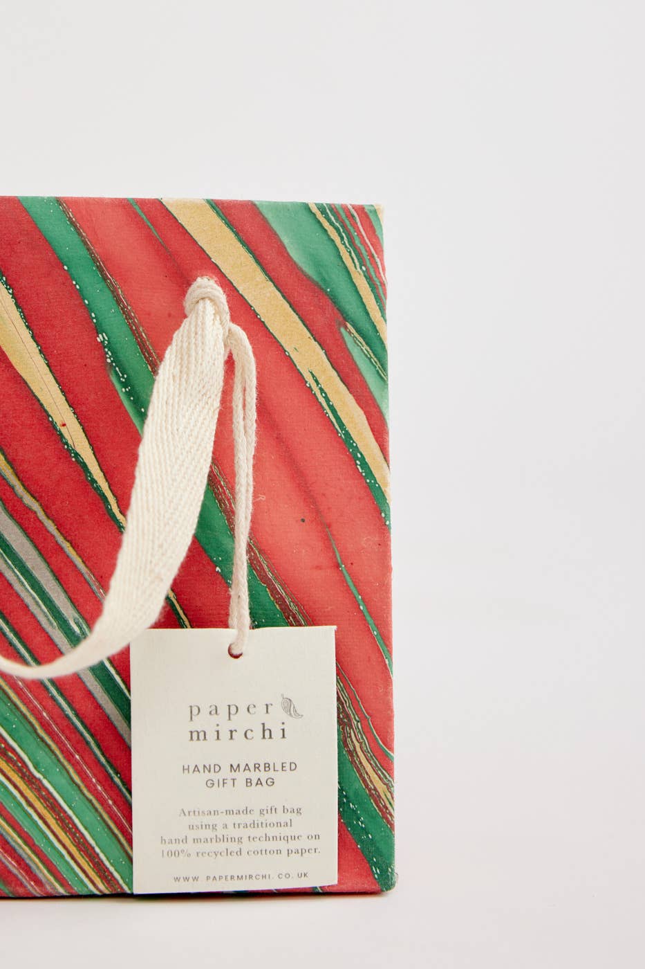 Hand Marbled Gift Bags – Christmas Glitz - Image 23