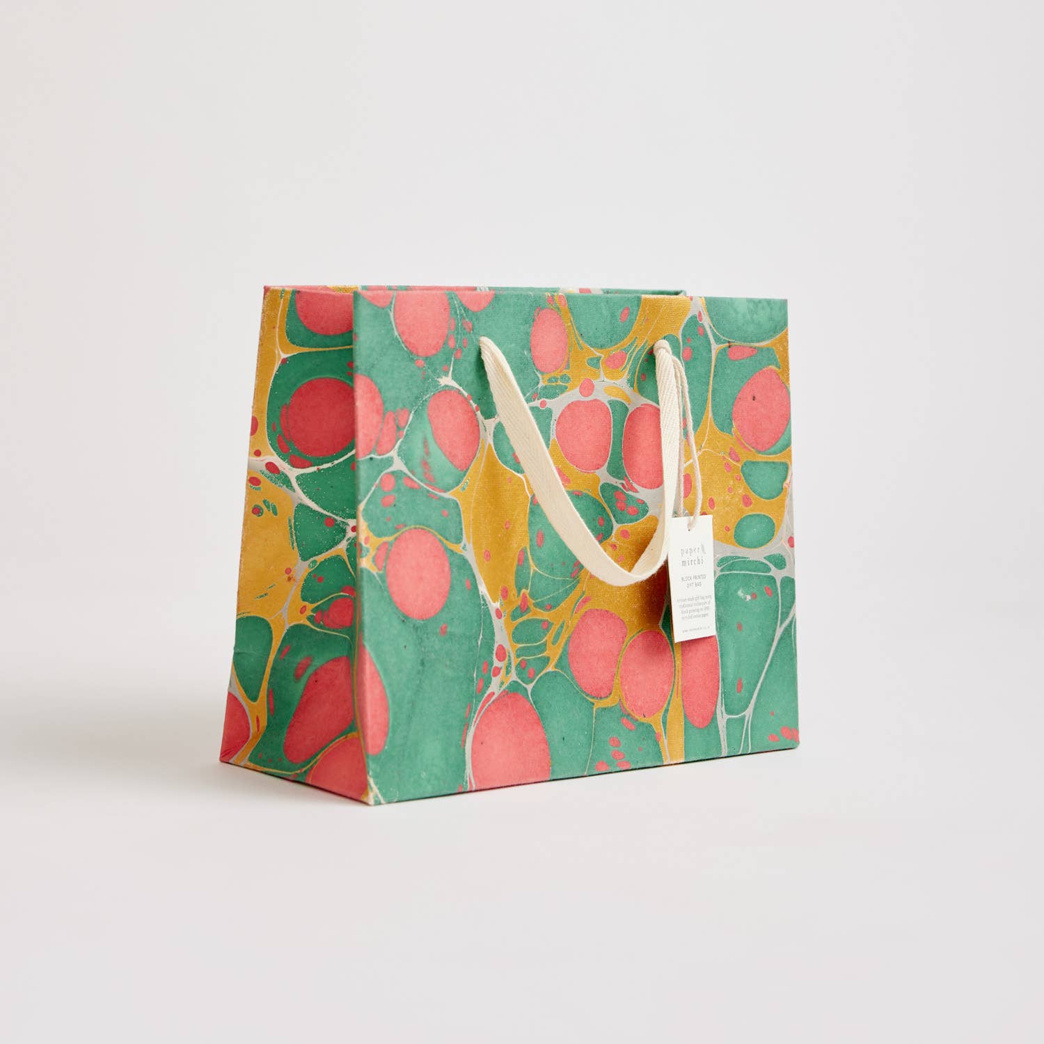 Hand Marbled Gift Bags – Christmas Glitz - Image 26